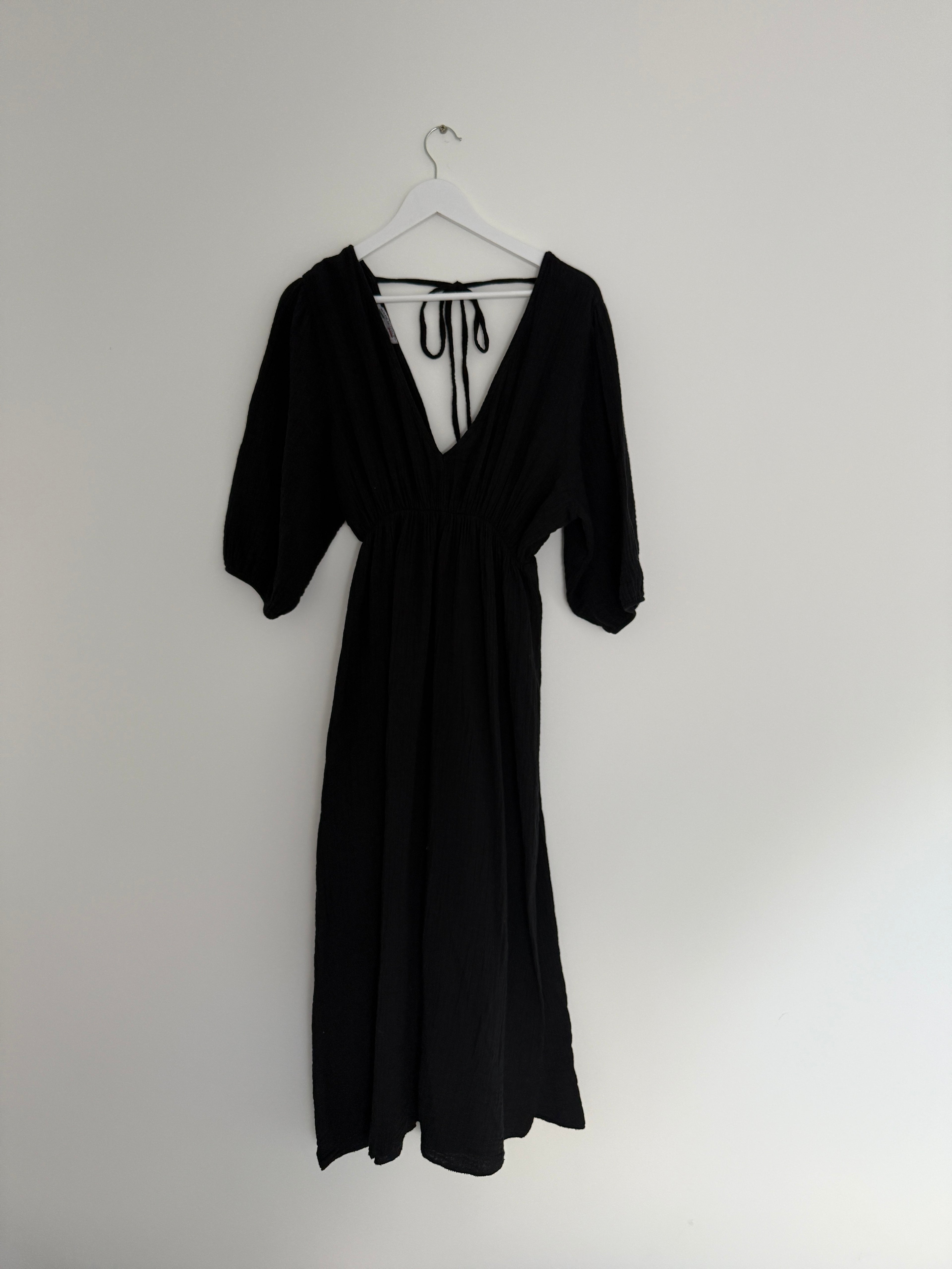 CURVY MUSSELIN KLEID | SILVA