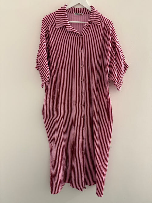 CURVY MUSSELIN KLEID | MELORA