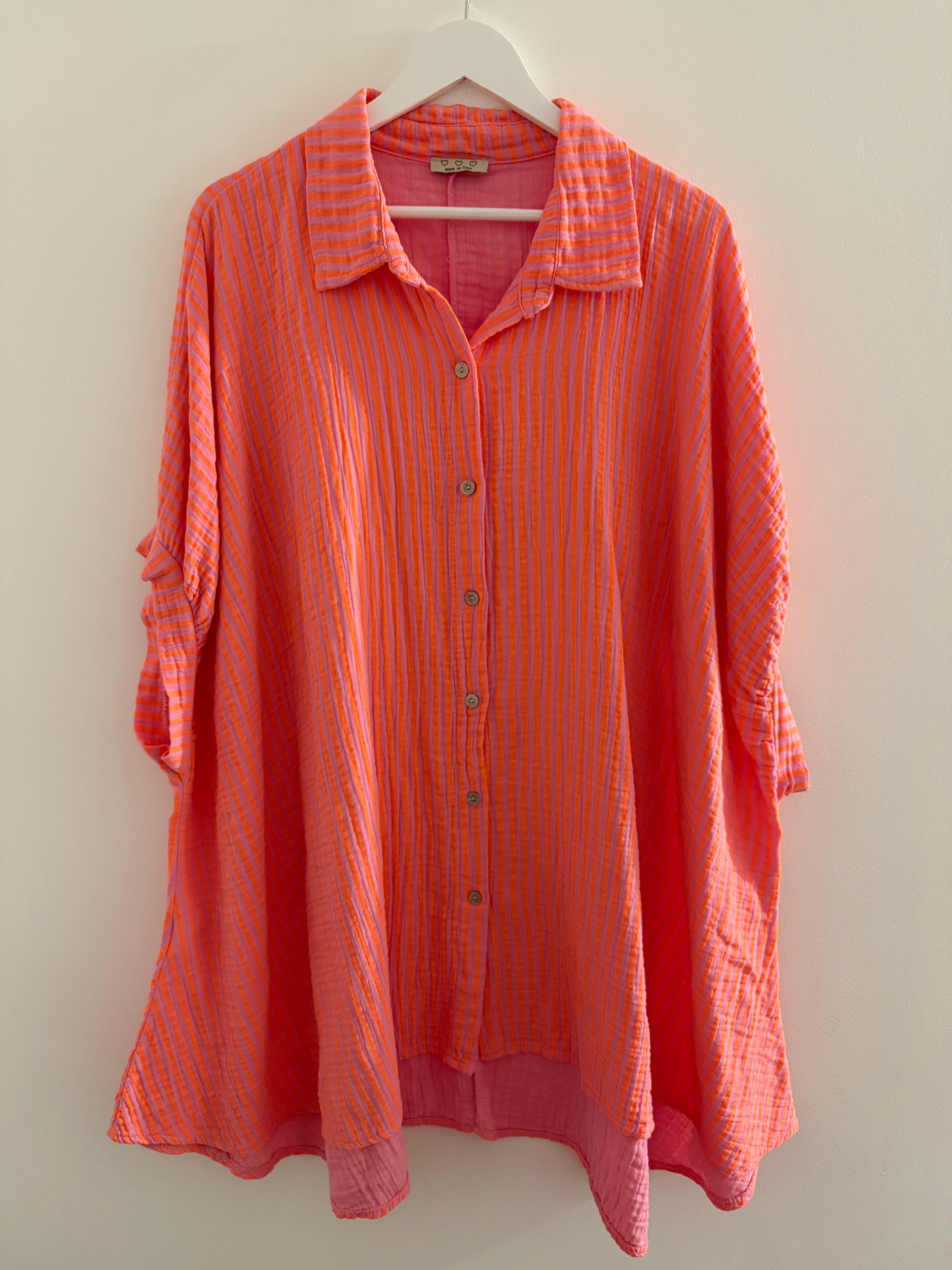 OVERSIZE MUSSELIN BLUSE | STRELLA