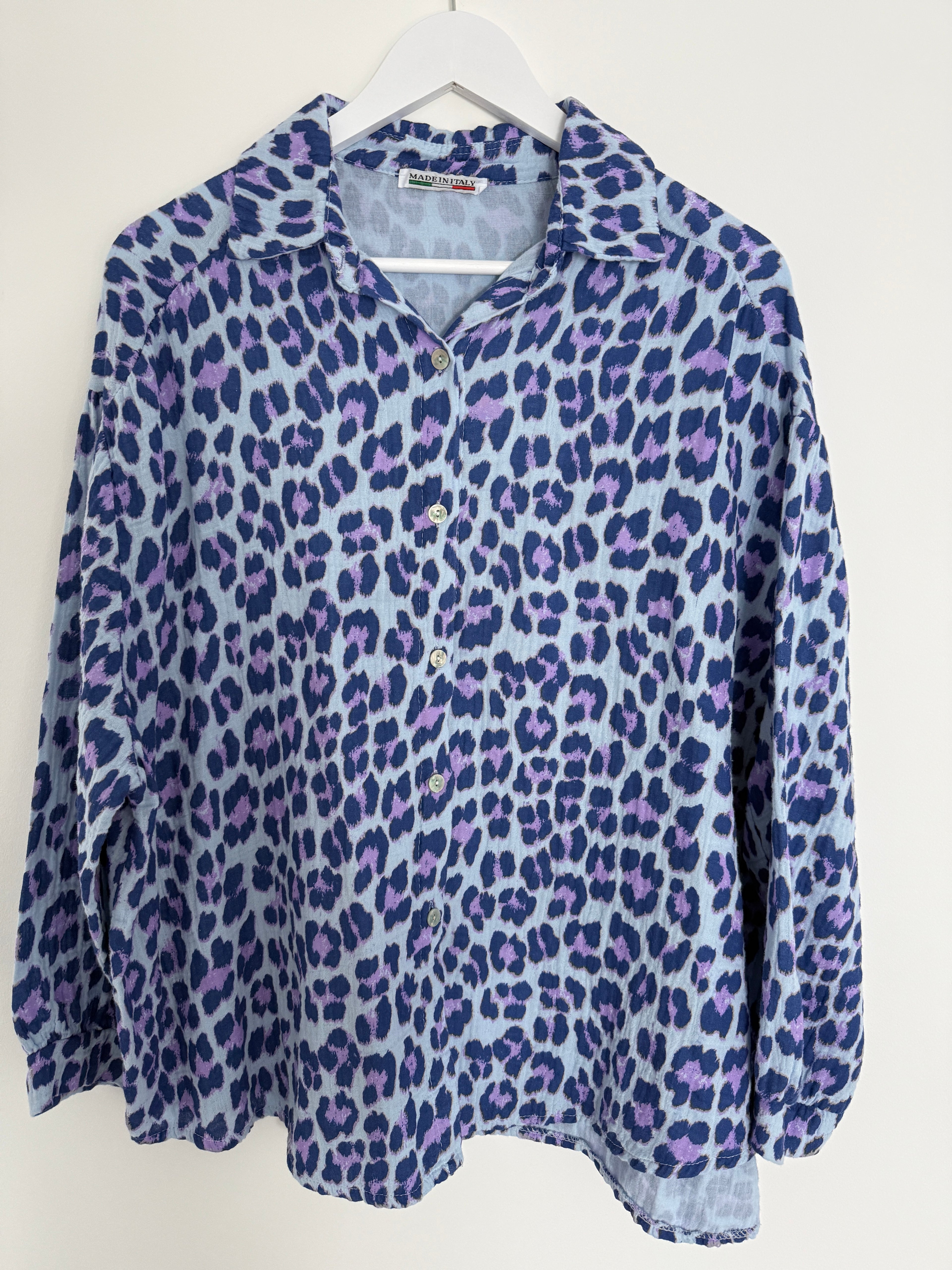 MUSSELIN BLUSE | LEOVINA