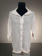 MUSSELIN BLUSE | STREIFENLIEBE