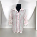 MUSSELIN BLUSE | STREIFENLIEBE