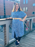 CURVY MUSSELIN KLEID | CLEO