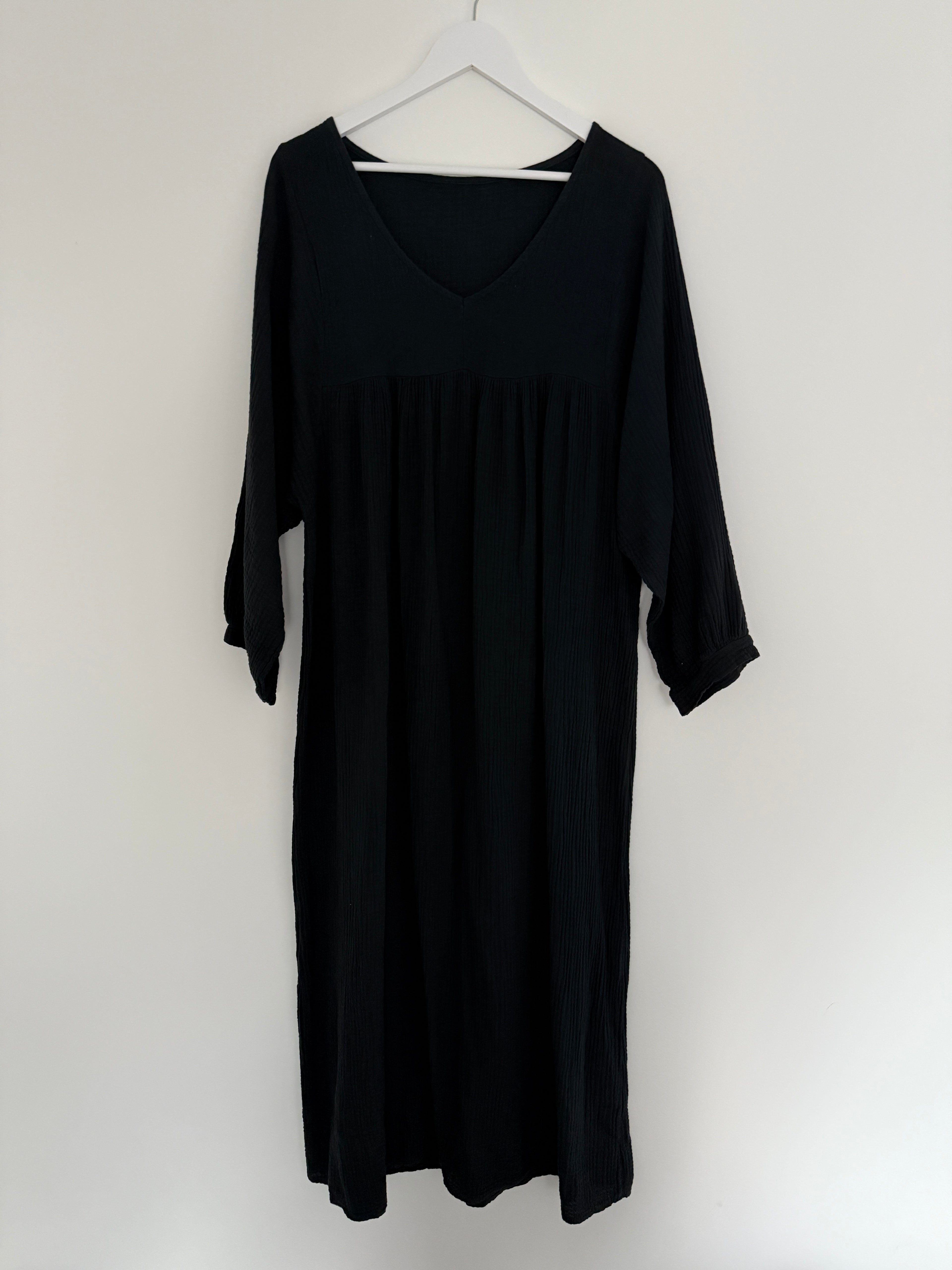 CURVY MUSSELIN KLEID | TANJA