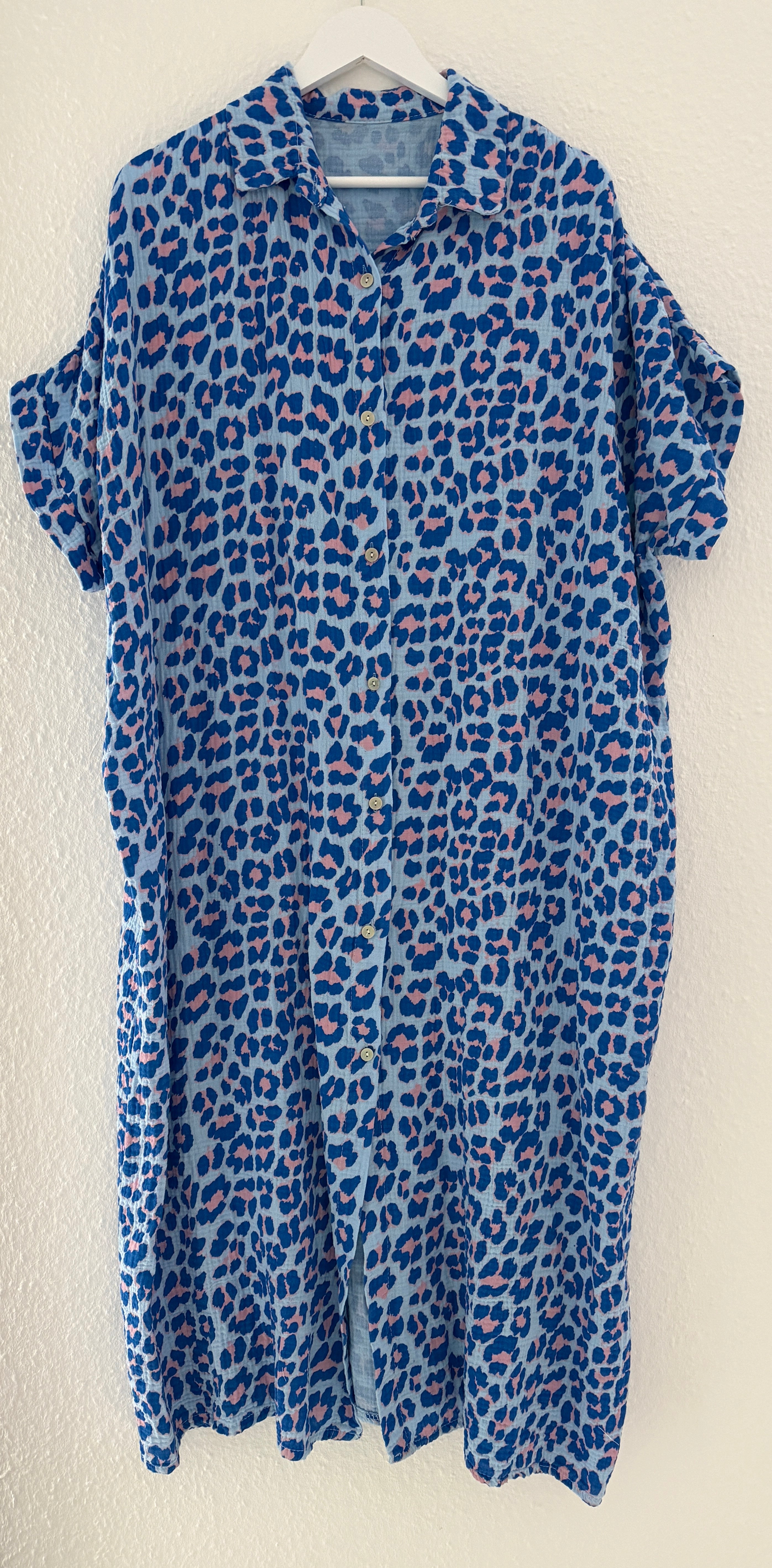 CURVY MUSSELIN KLEID | CLEO