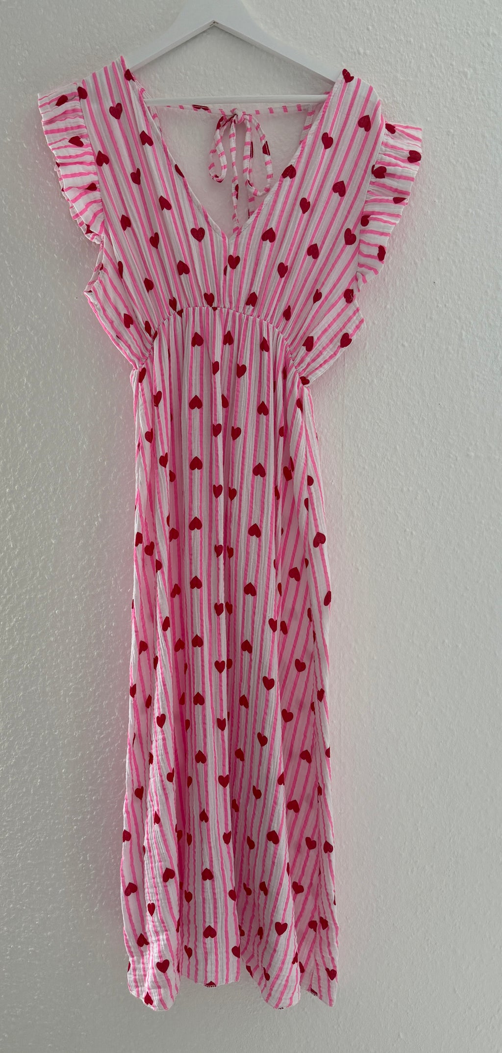 MUSSELIN KLEID | HEARTLINE