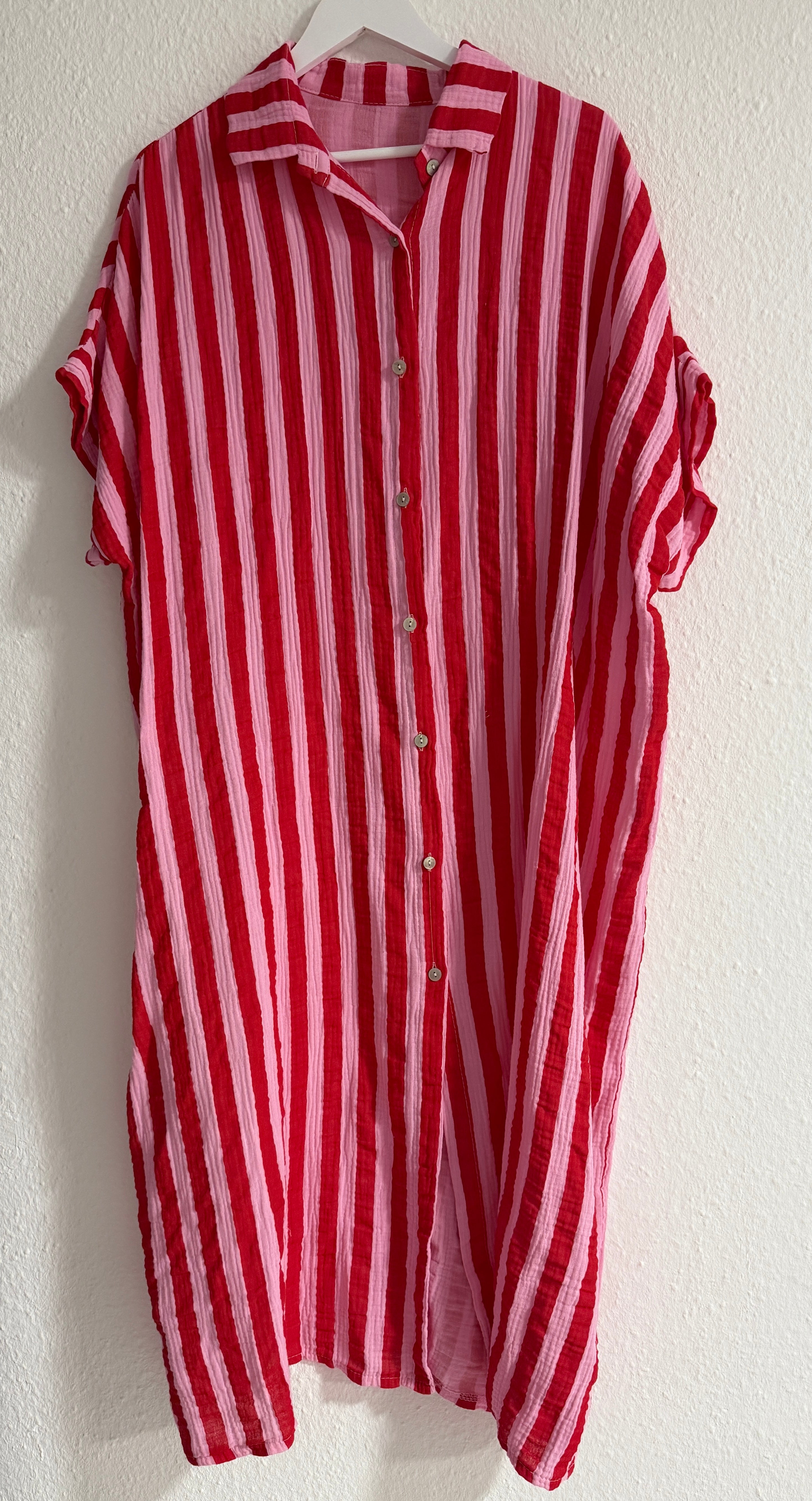 CURVY MUSSELIN KLEID | LINEO