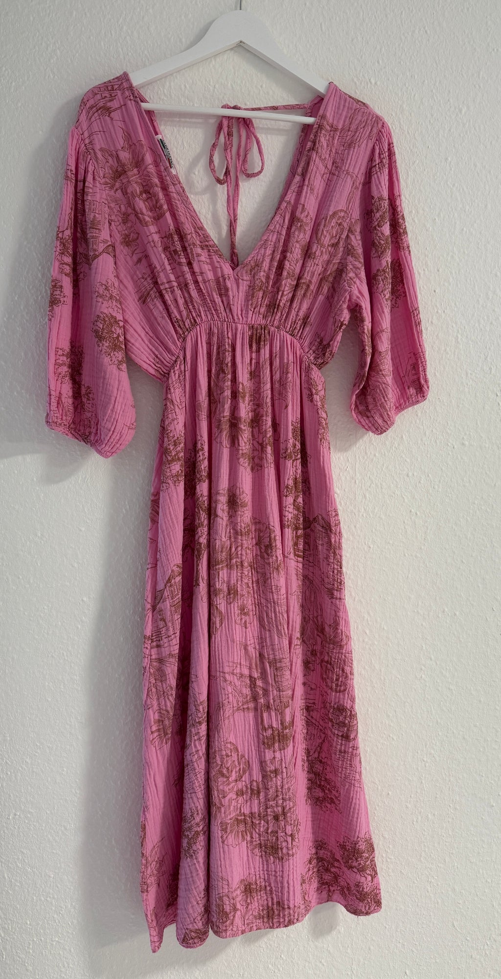 CURVY MUSSELIN KLEID | BABETTE