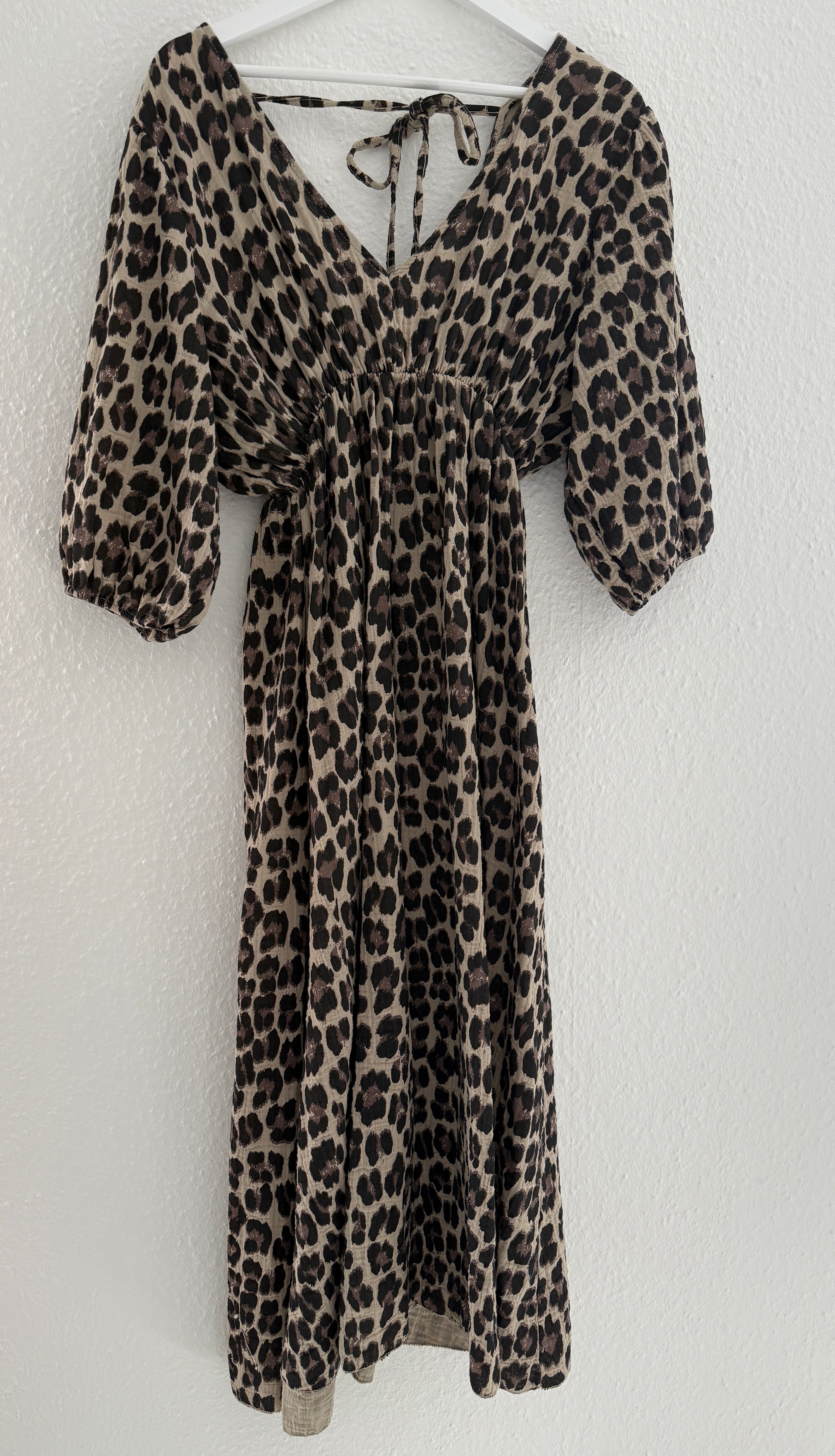 CURVY MUSSELIN KLEID | SABRINA