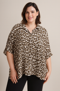 OVERSIZE MUSSELIN BLUSE | LEORANA
