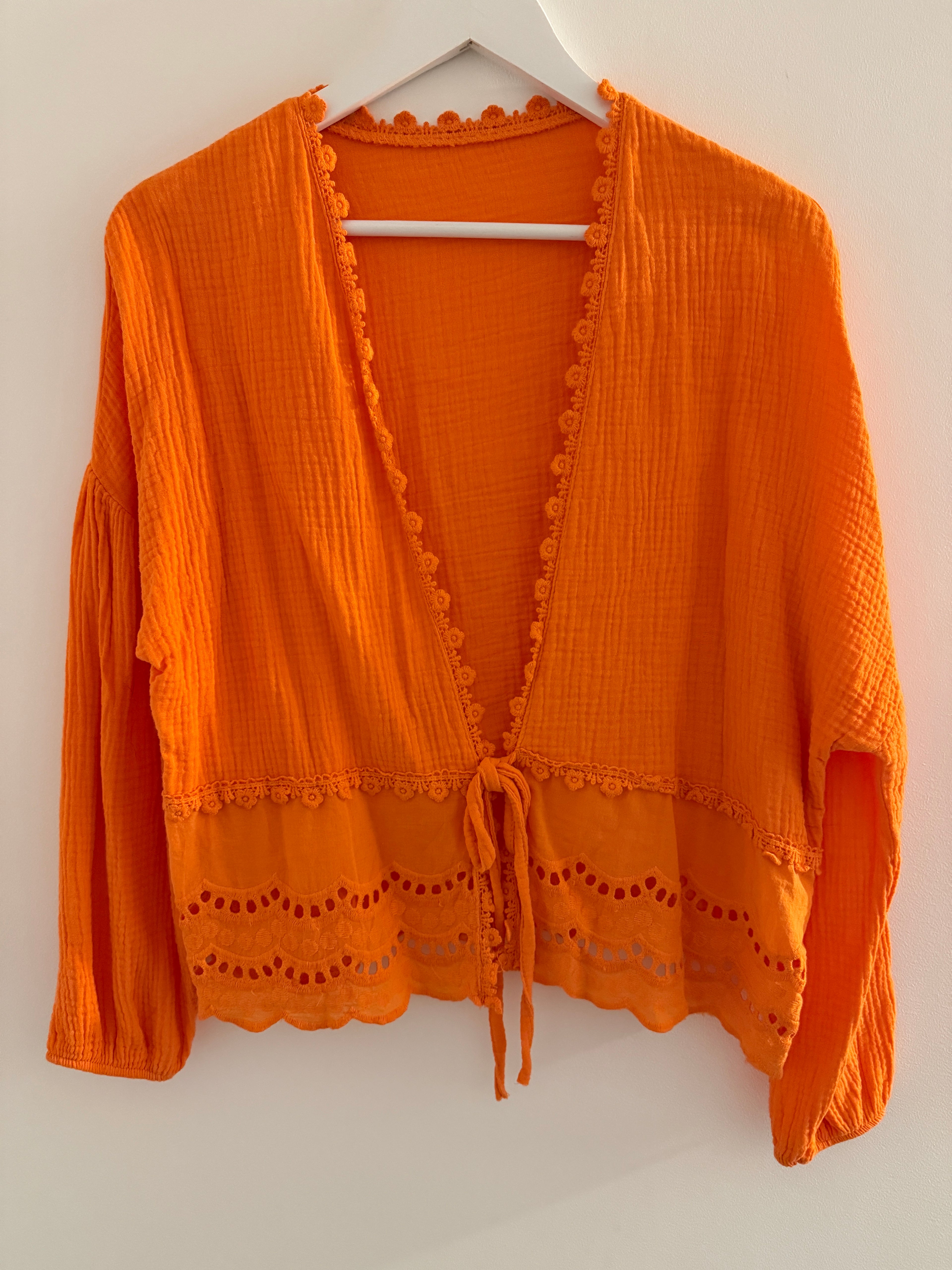 MUSSELIN BLUSE | TRENDORA