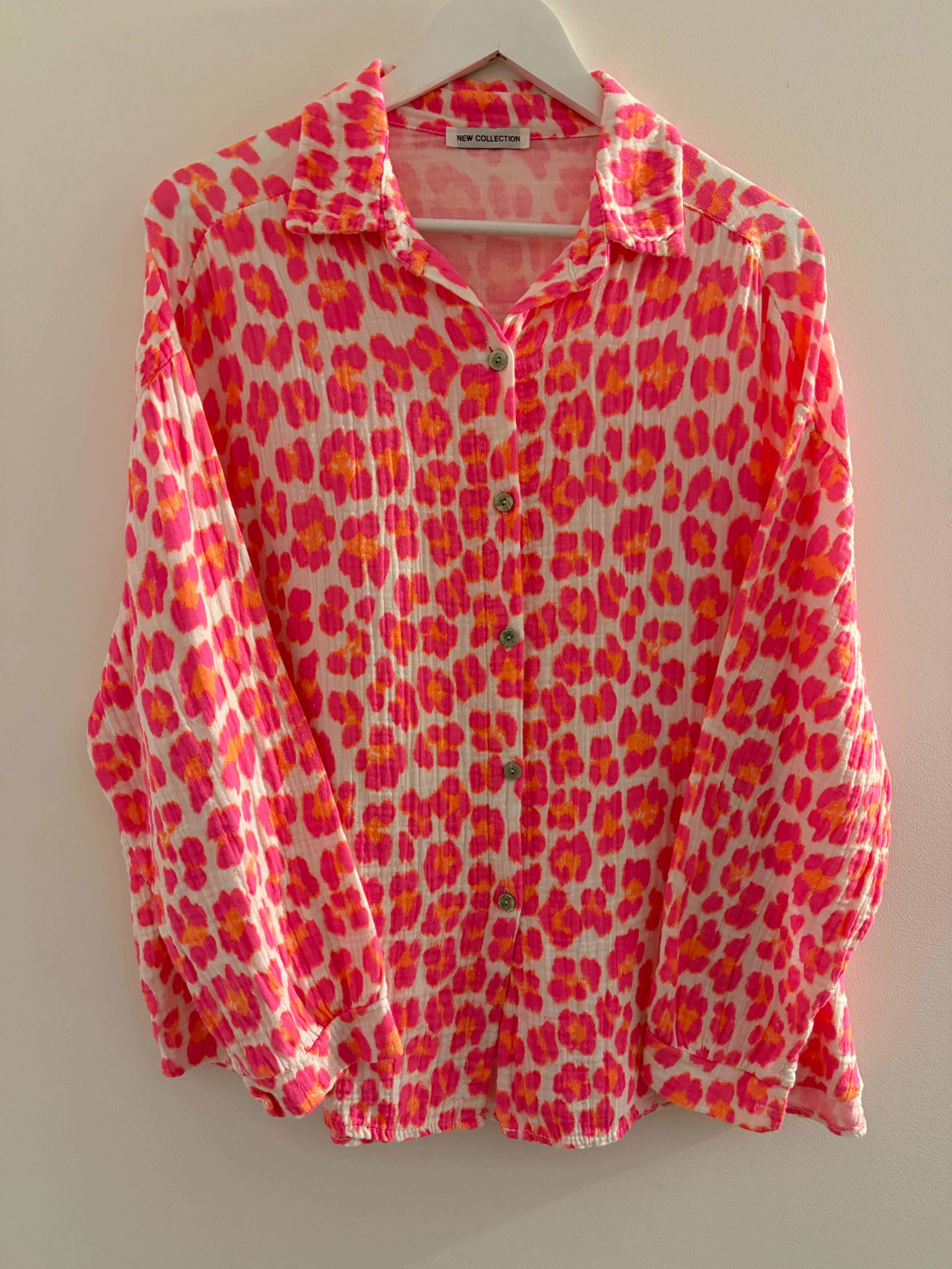 MUSSELIN BLUSE | LEOVINA