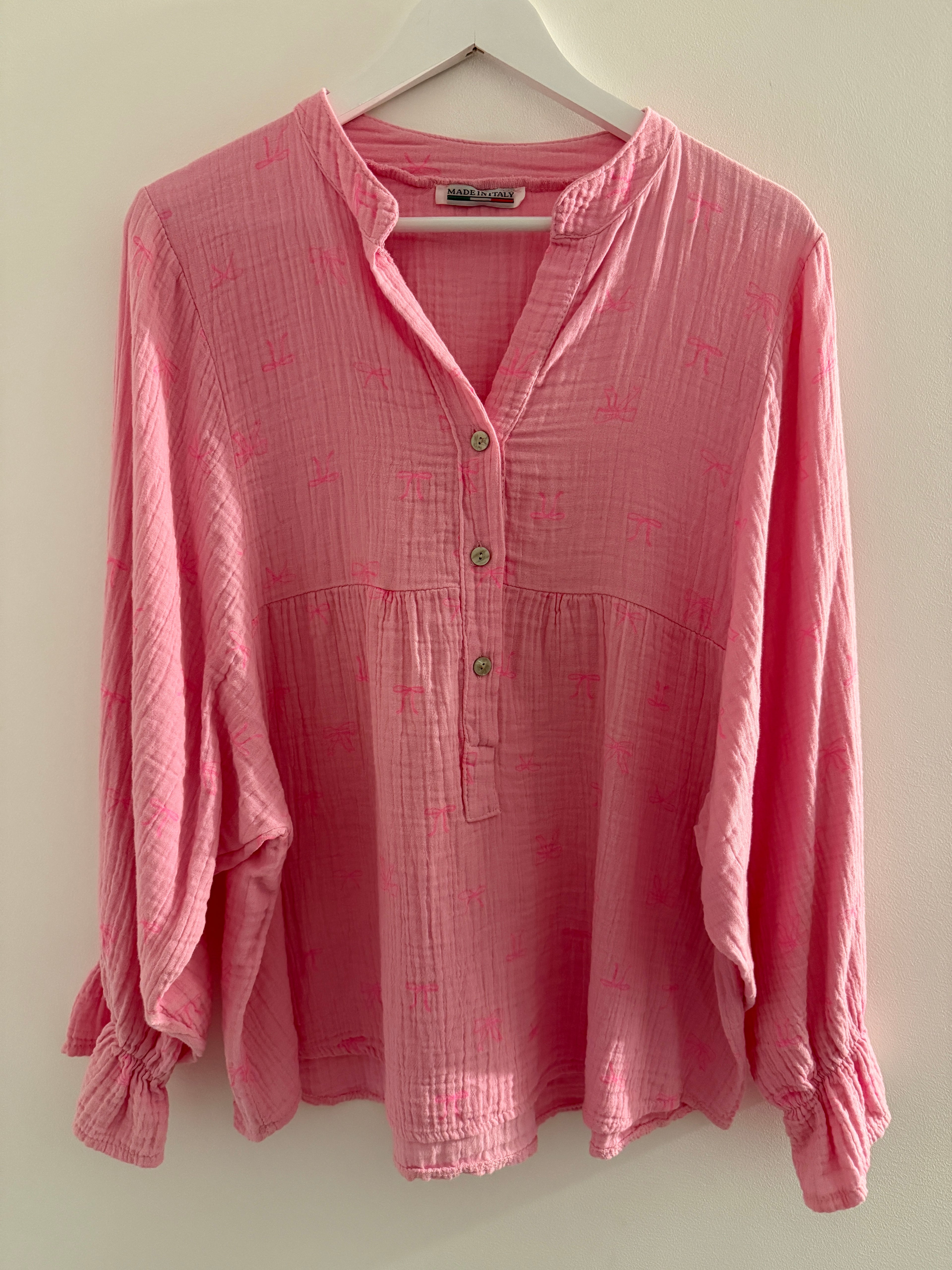 MUSSELIN BLUSE | BOWIE