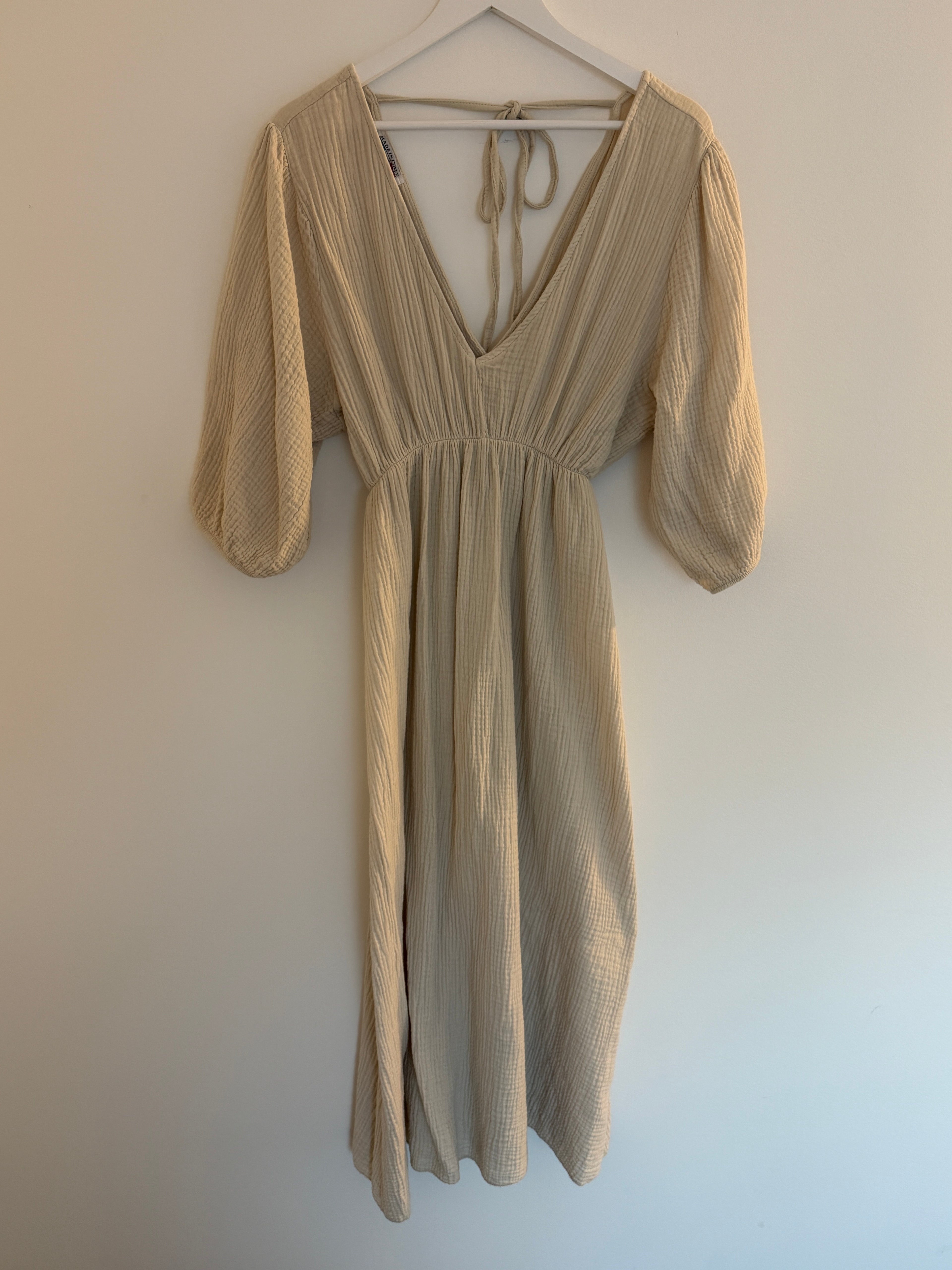 CURVY MUSSELIN KLEID | SILVA