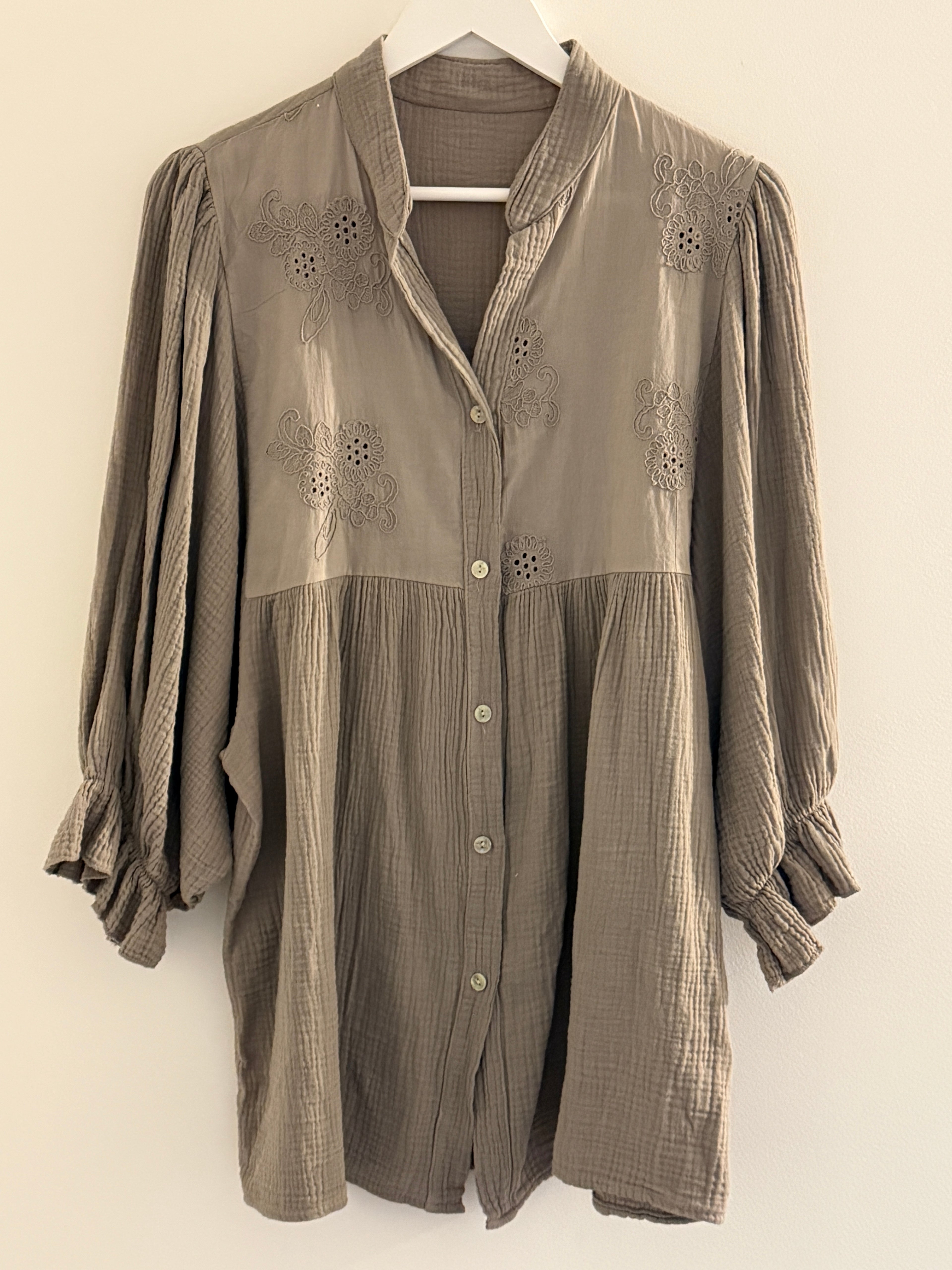 MUSSELIN BLUSE | MAVI