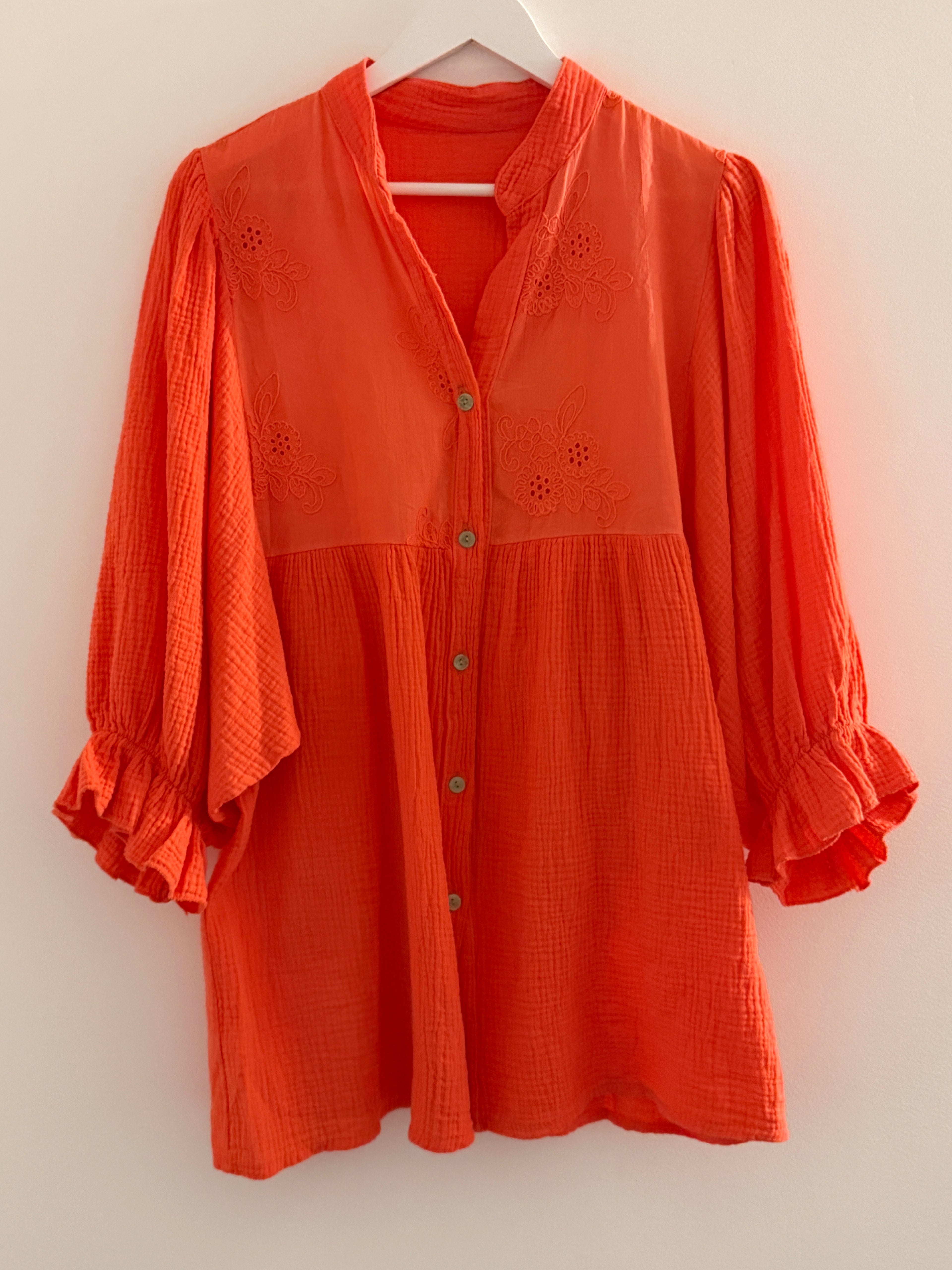 MUSSELIN BLUSE | MAVI