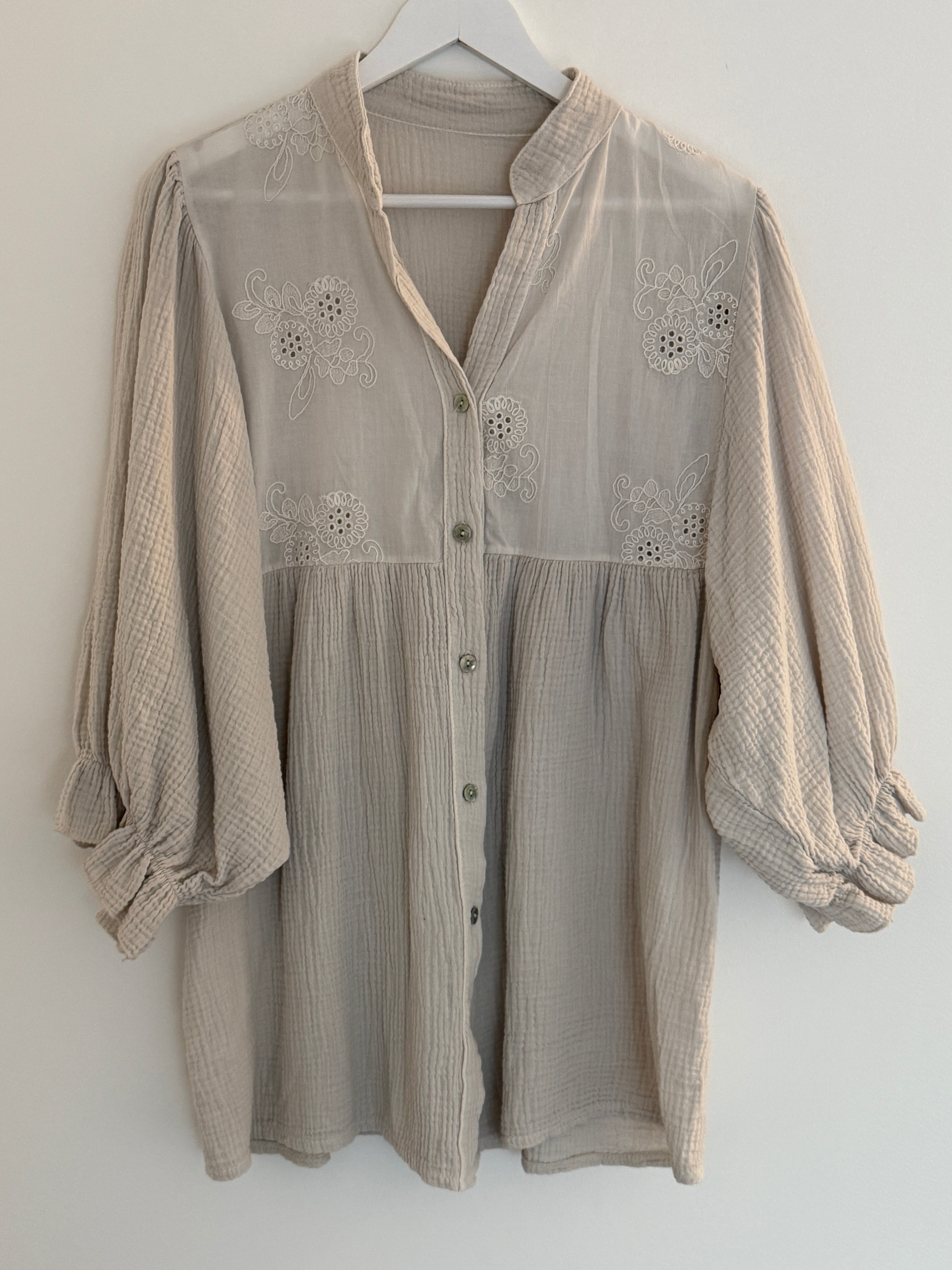 MUSSELIN BLUSE | MAVI