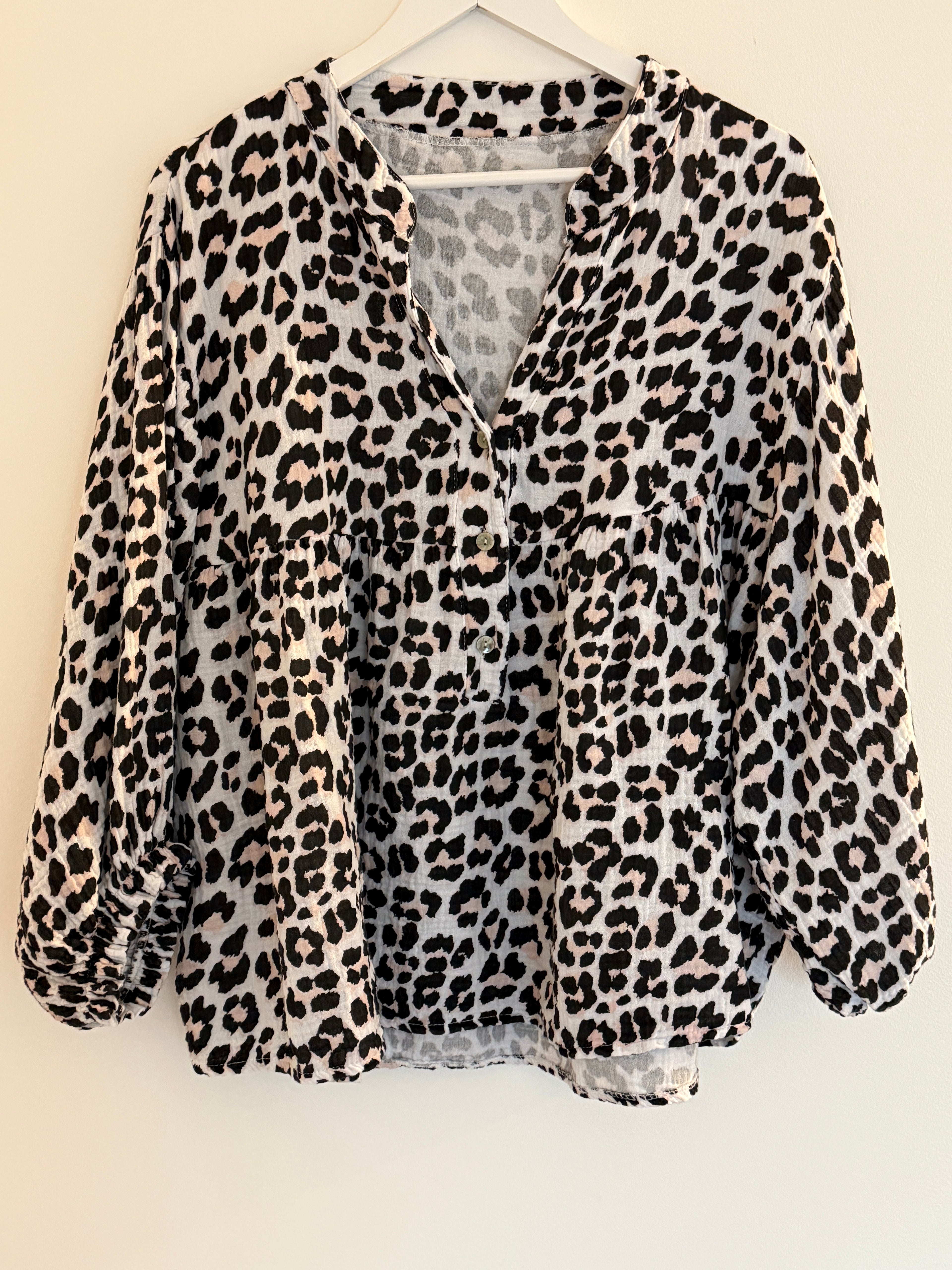 MUSSELIN BLUSE | ZINA