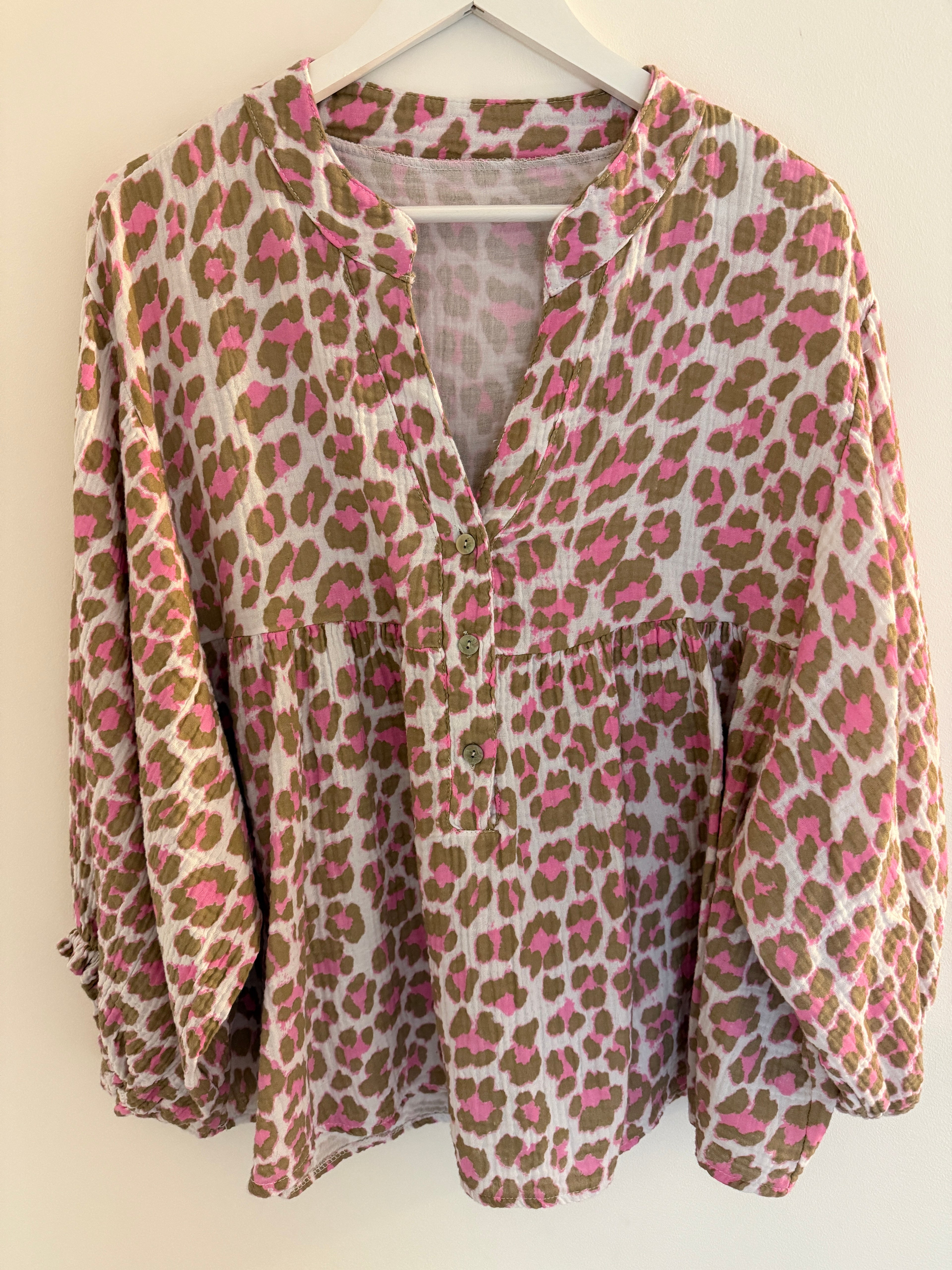 MUSSELIN BLUSE | ZINA