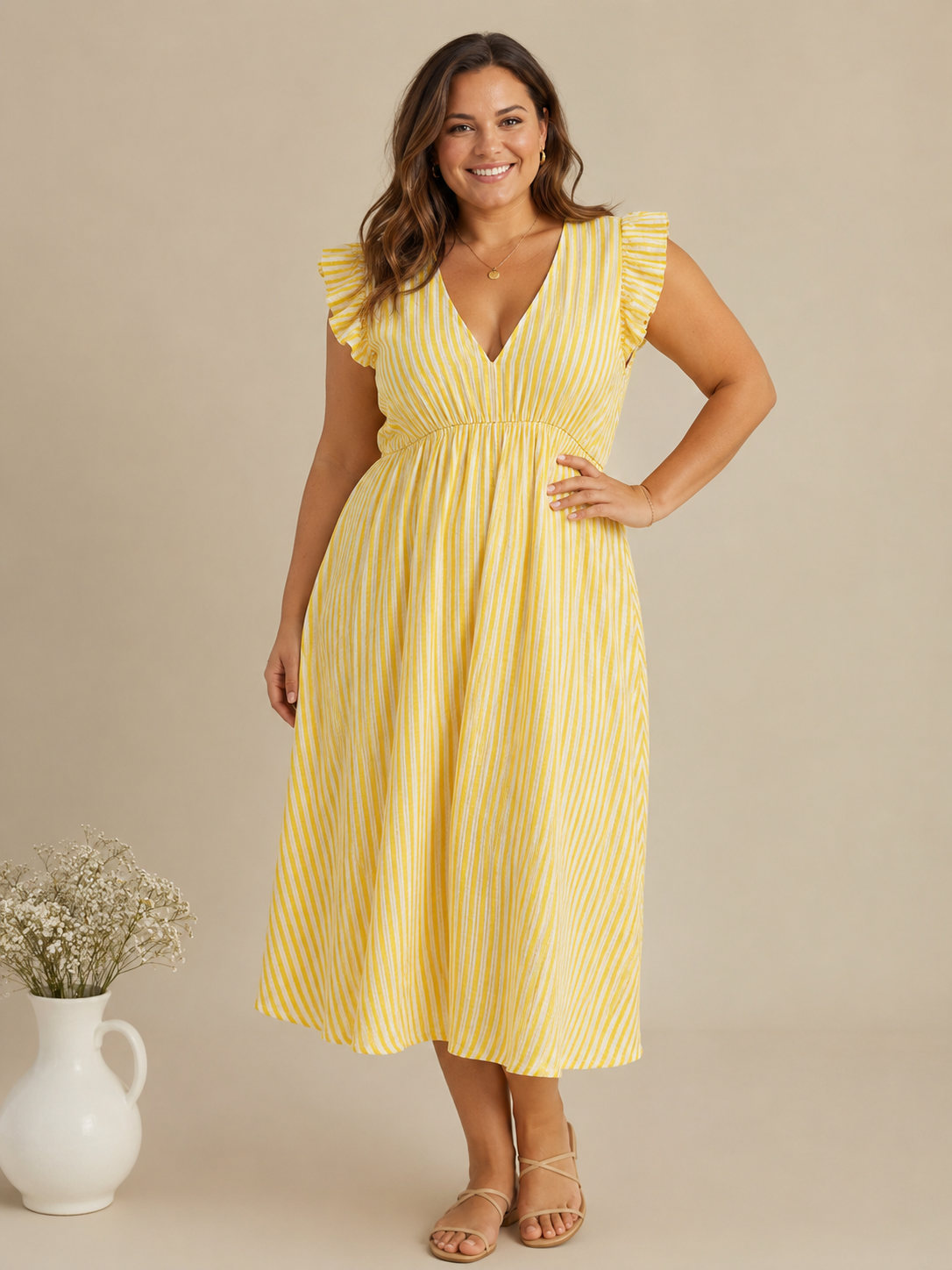 MUSSELIN KLEID | RIVIERA