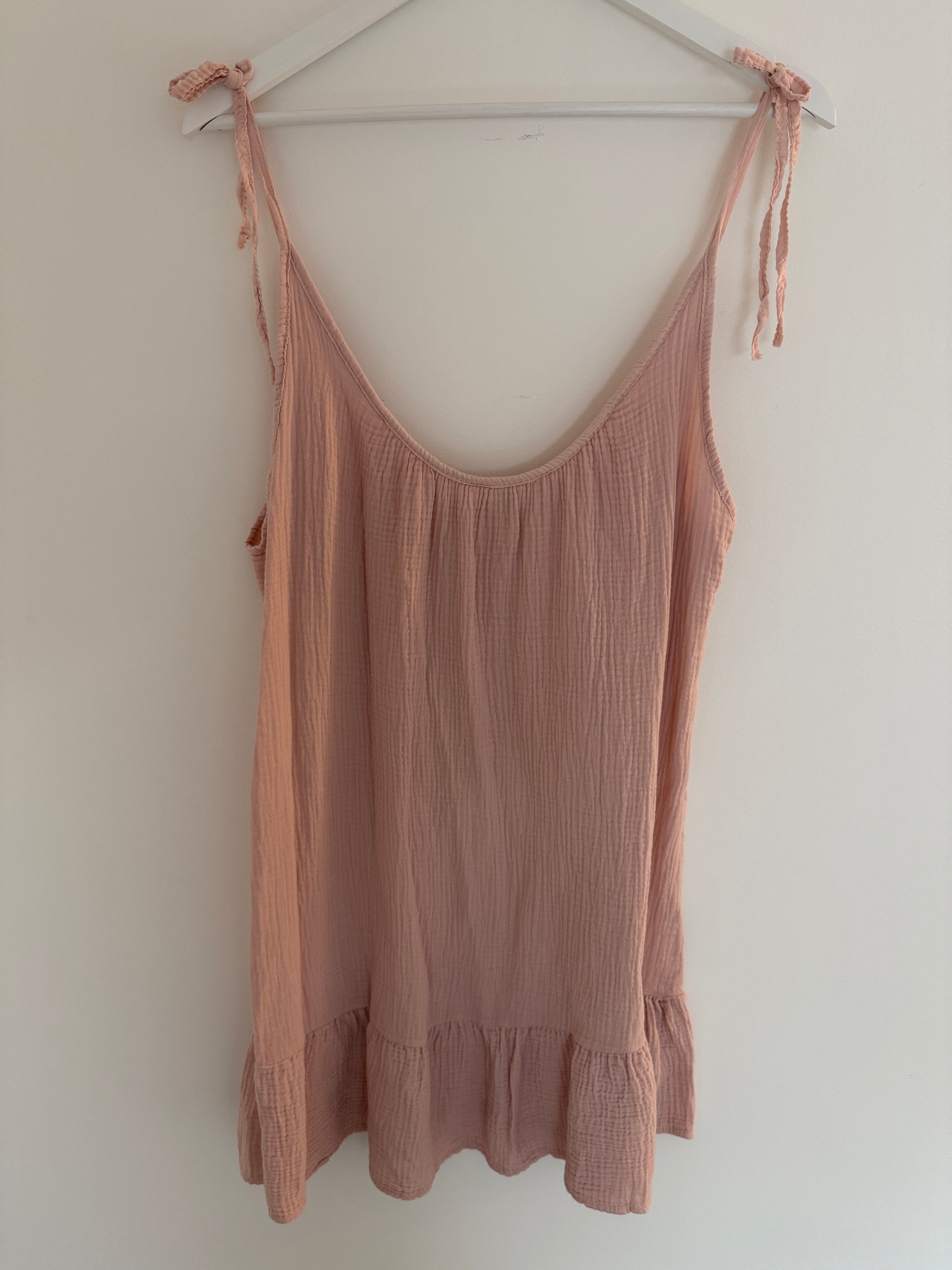 MUSSELIN KLEID | MAUVE