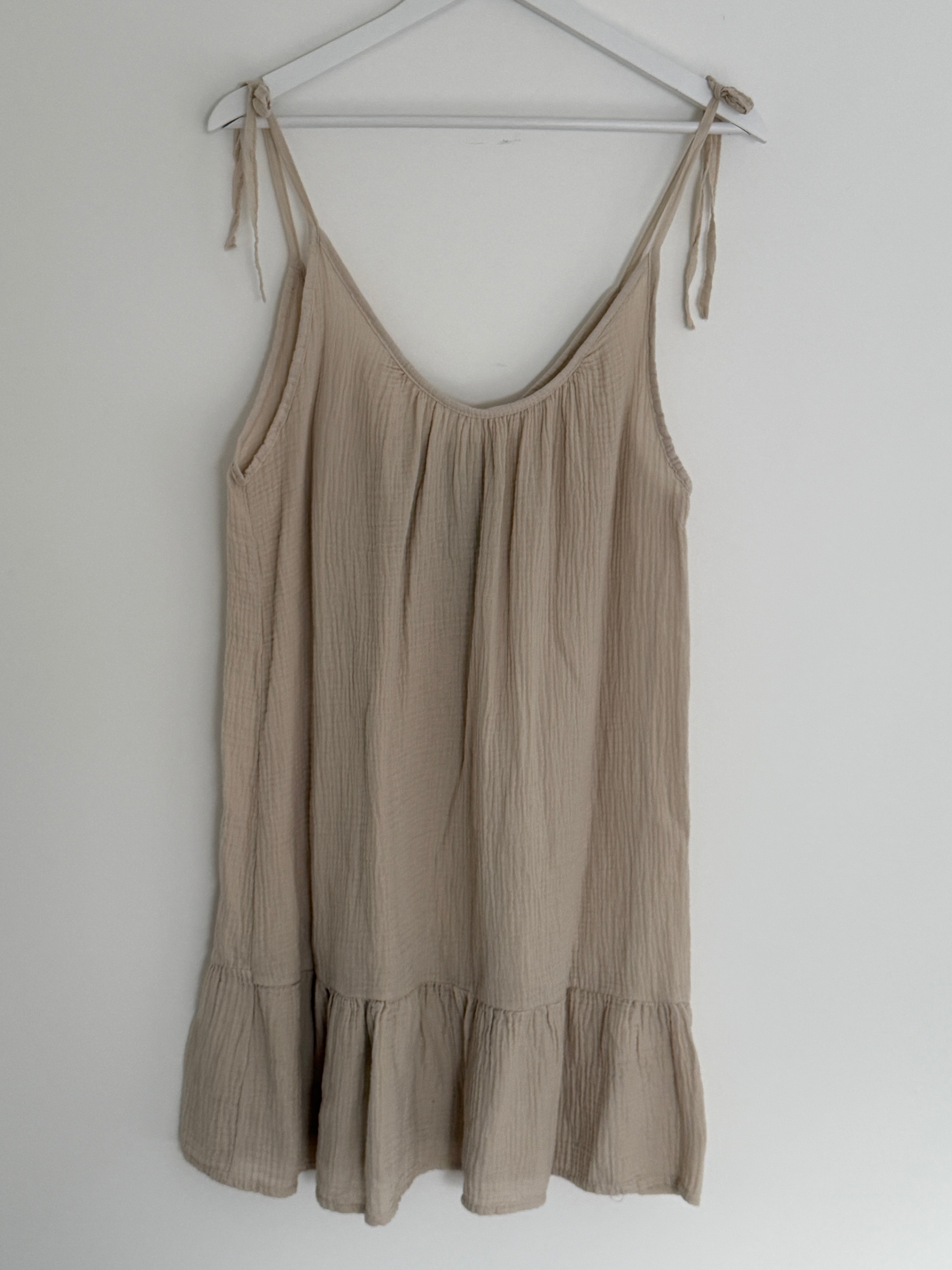 MUSSELIN KLEID | MAUVE