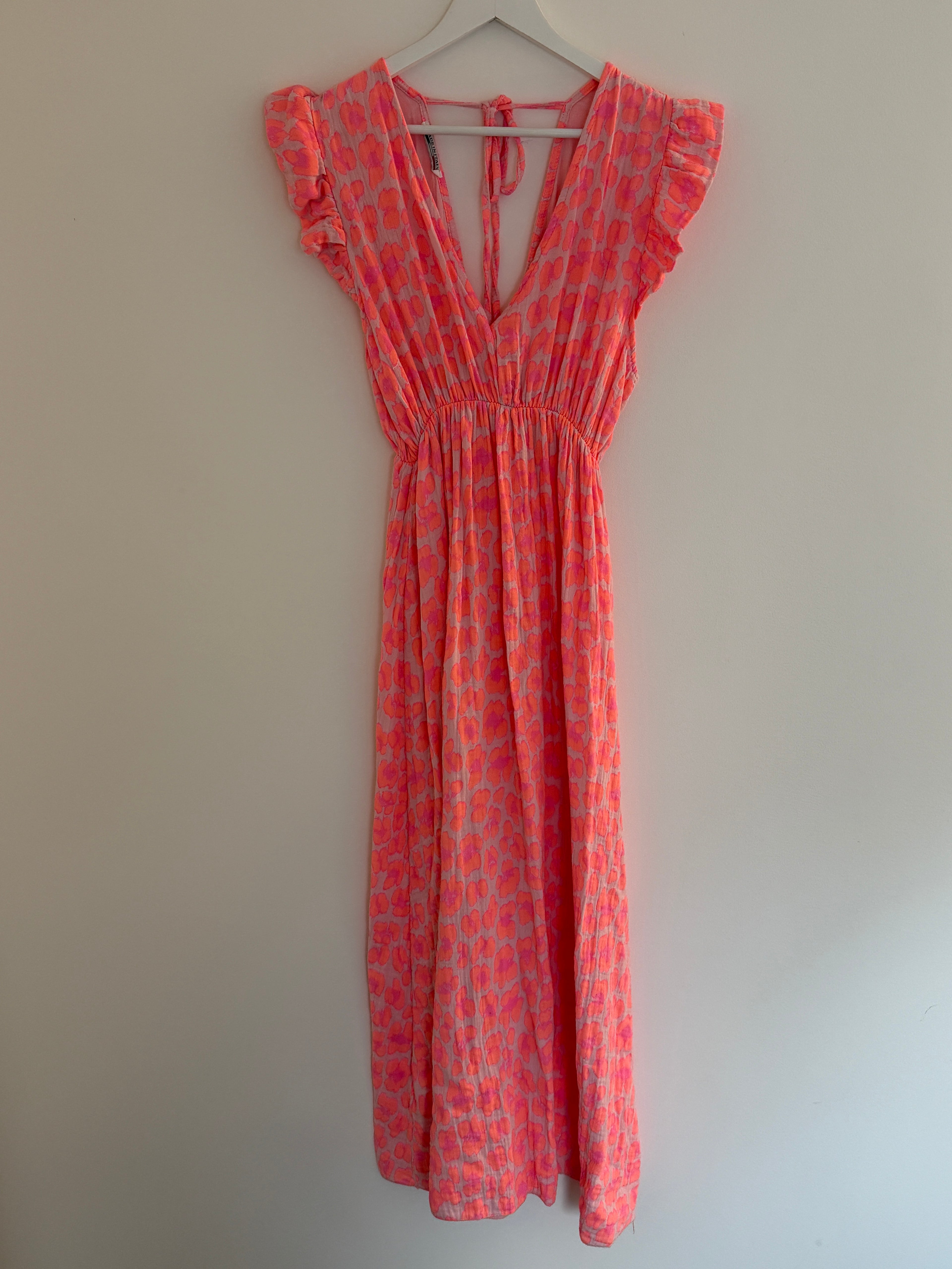 MUSSELIN KLEID | FLAMINGA