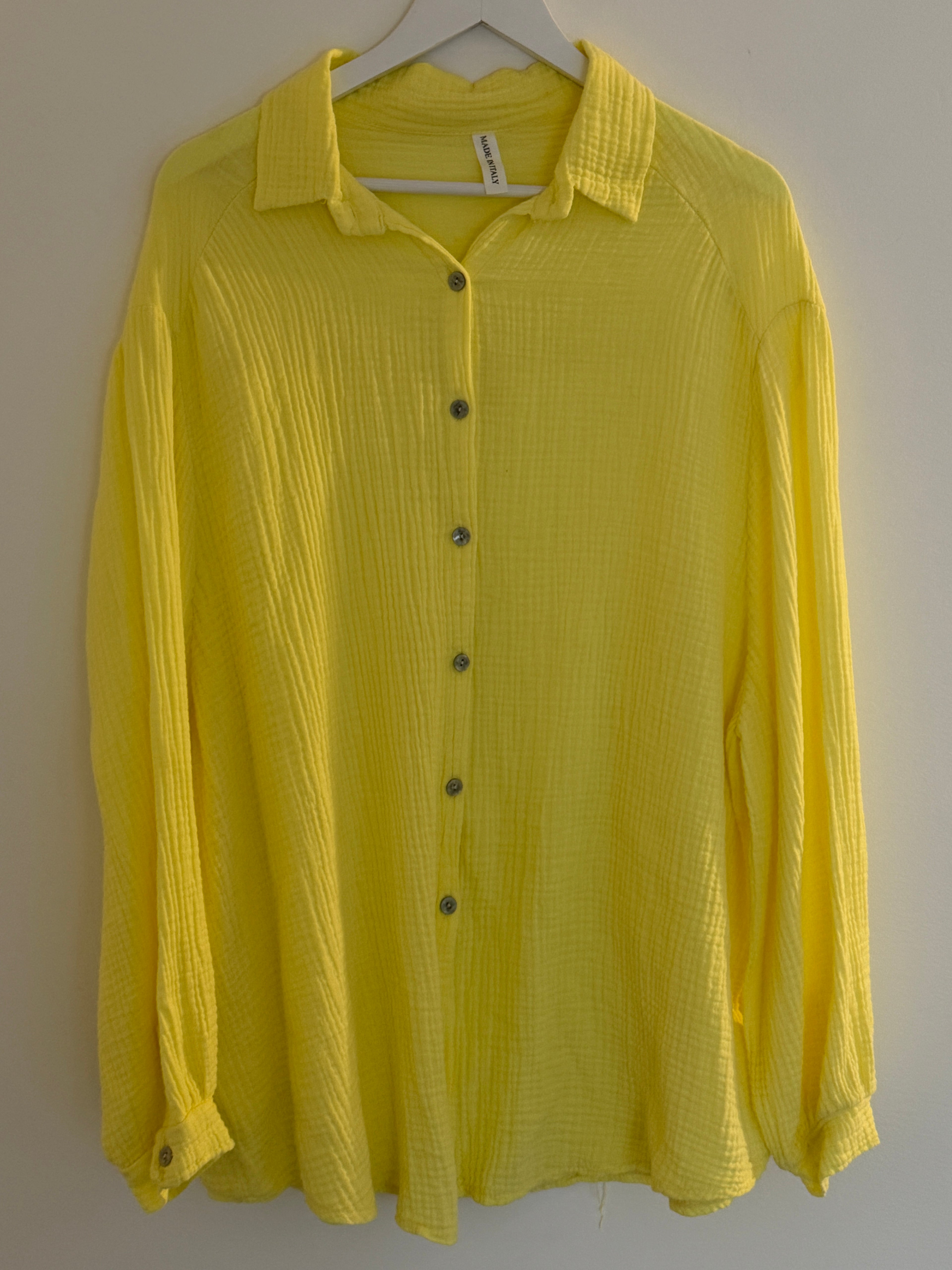 CURVY MUSSELIN BLUSE | PEONY