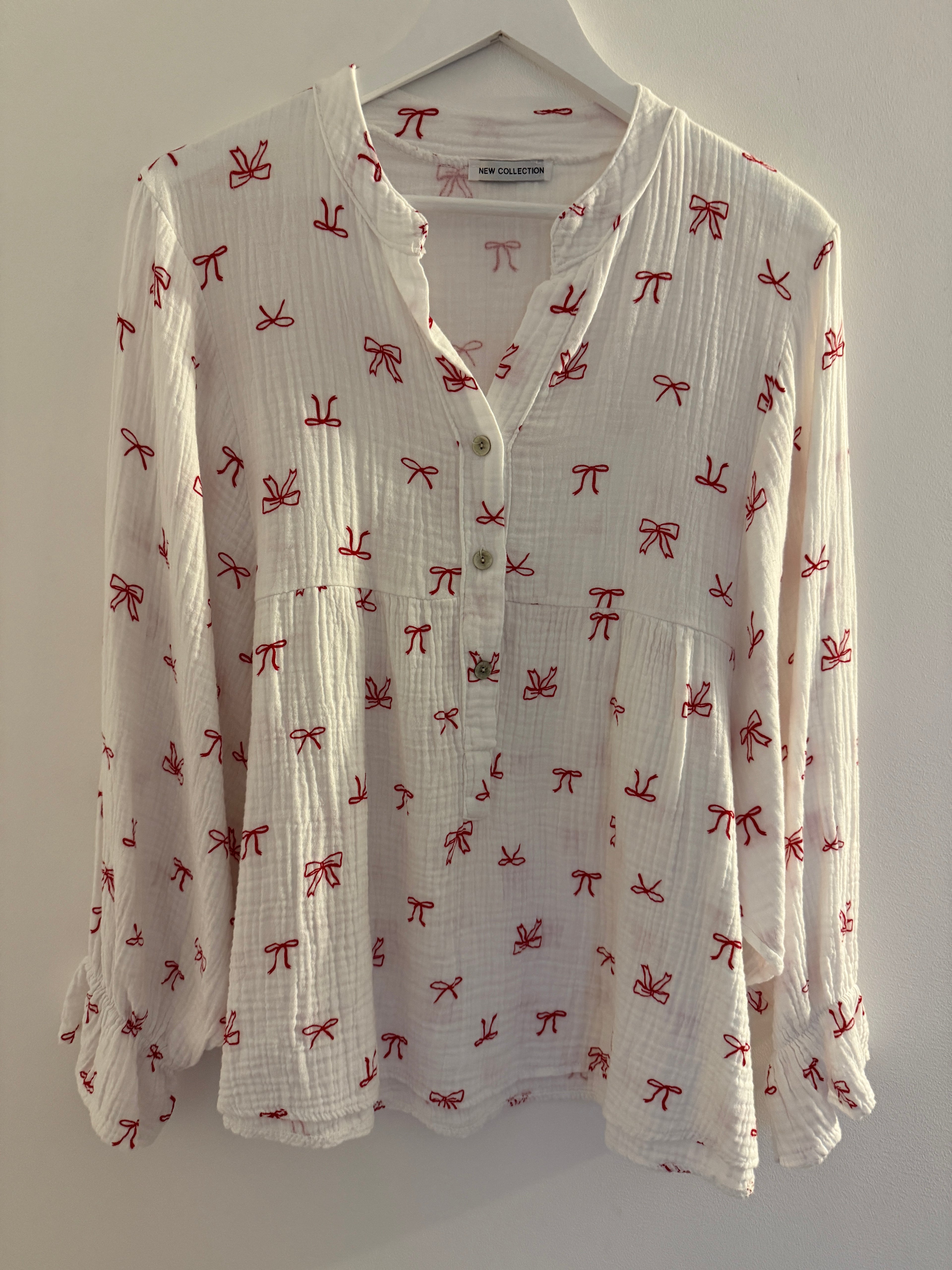 MUSSELIN BLUSE | BOWIE