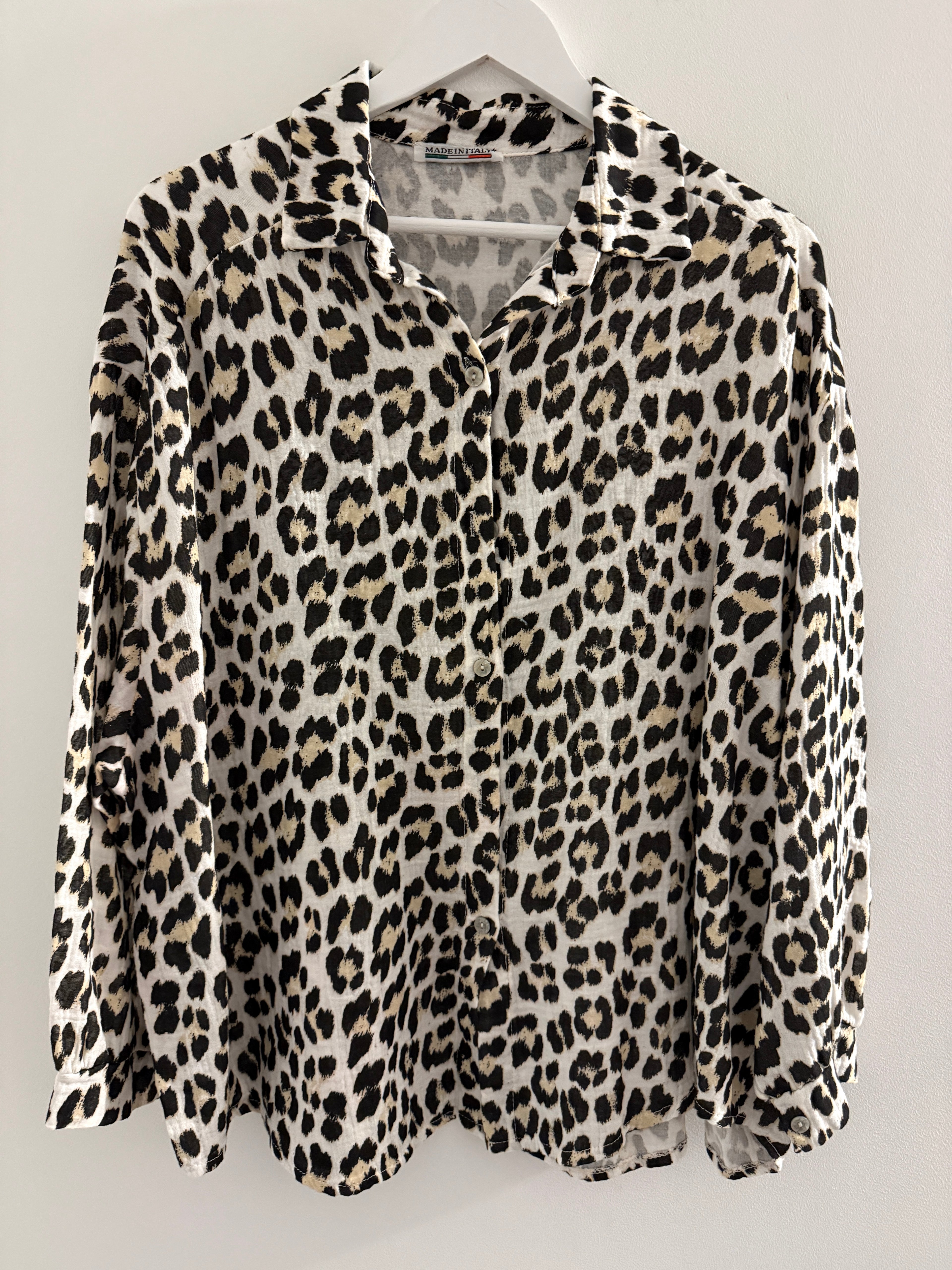 MUSSELIN BLUSE | LEOVINA