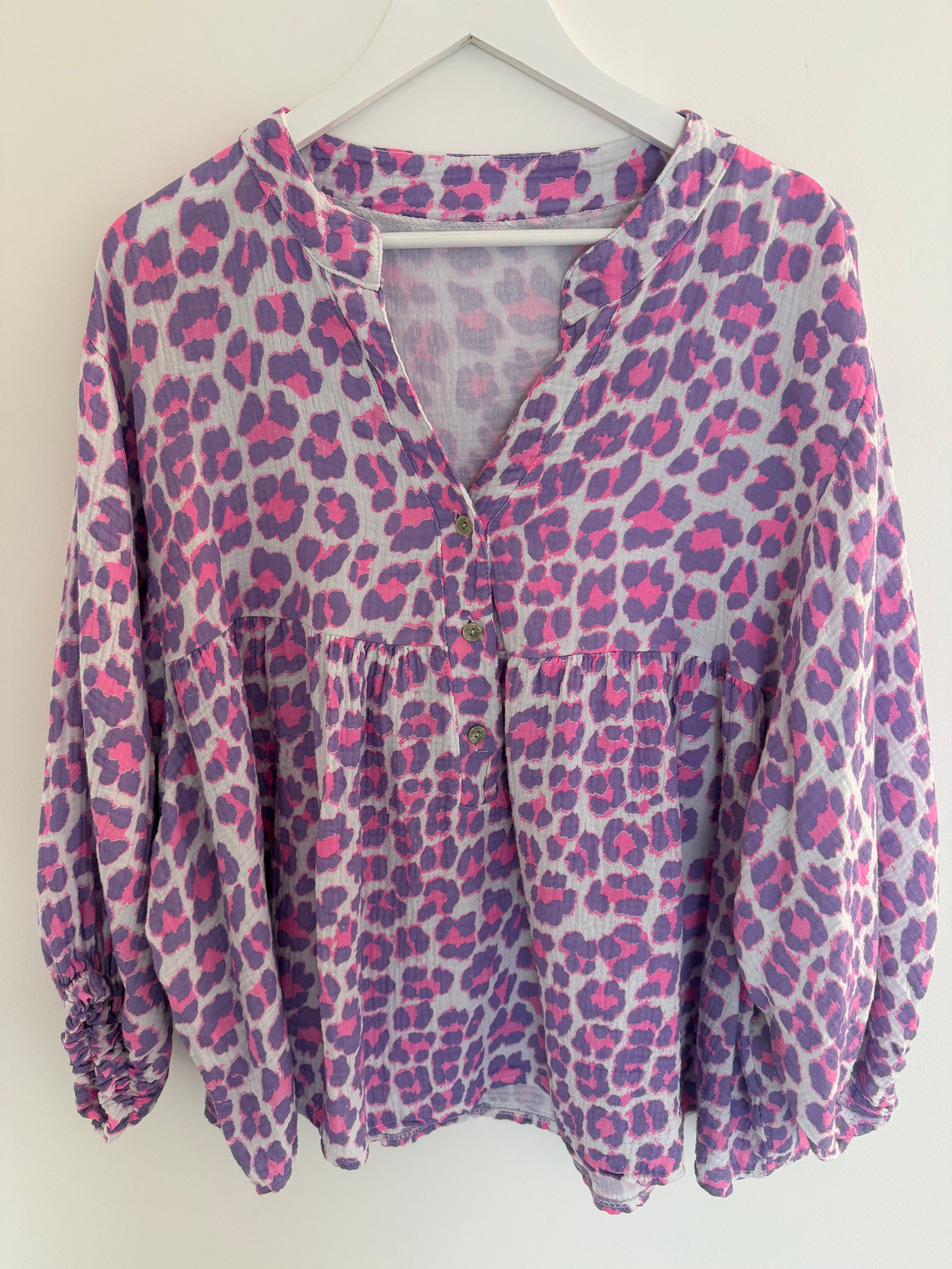 MUSSELIN BLUSE | ZINA