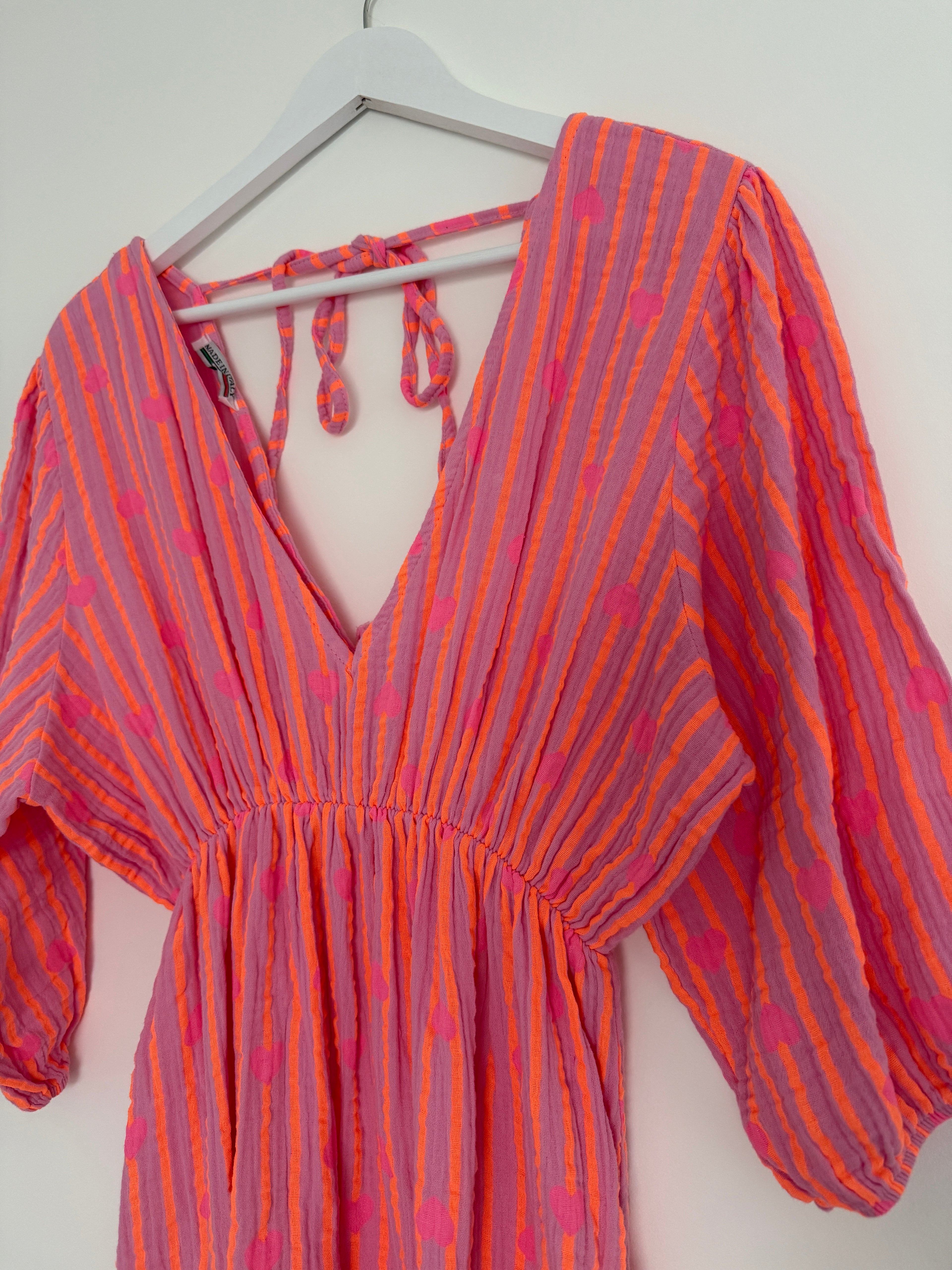 CURVY MUSSELIN KLEID | ZARI