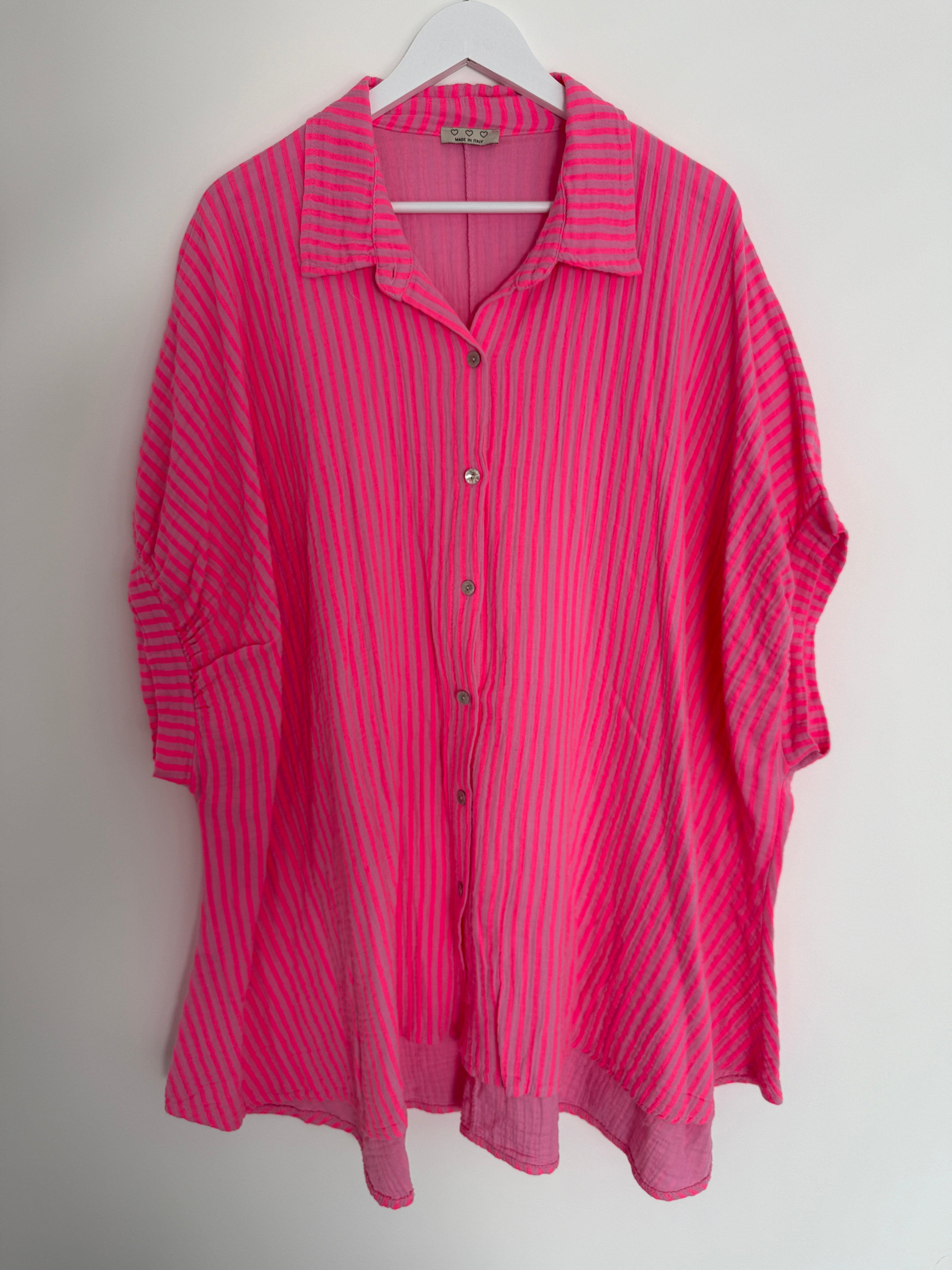 OVERSIZE MUSSELIN BLUSE | STRELLA