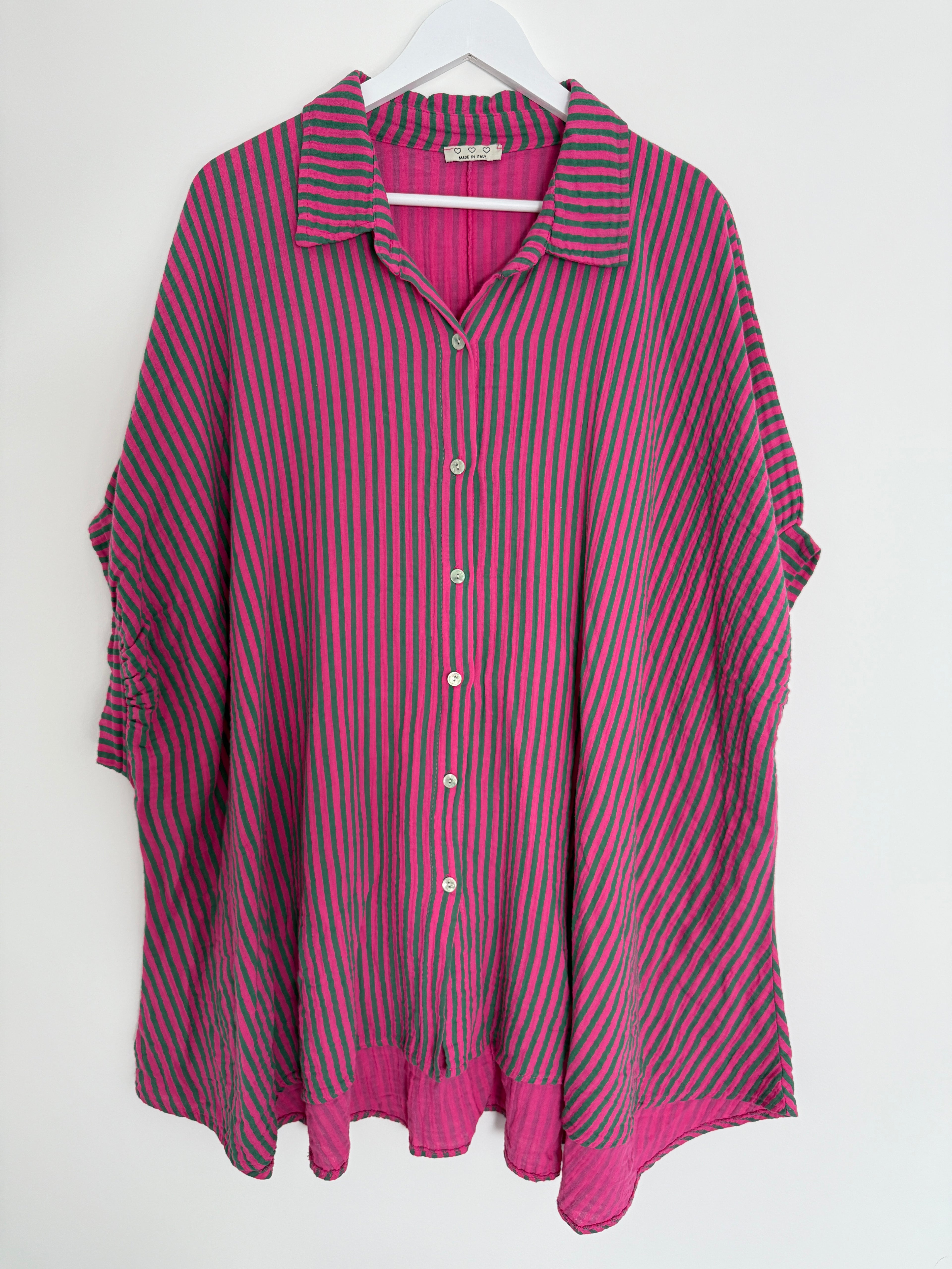 OVERSIZE MUSSELIN BLUSE | STRELLA