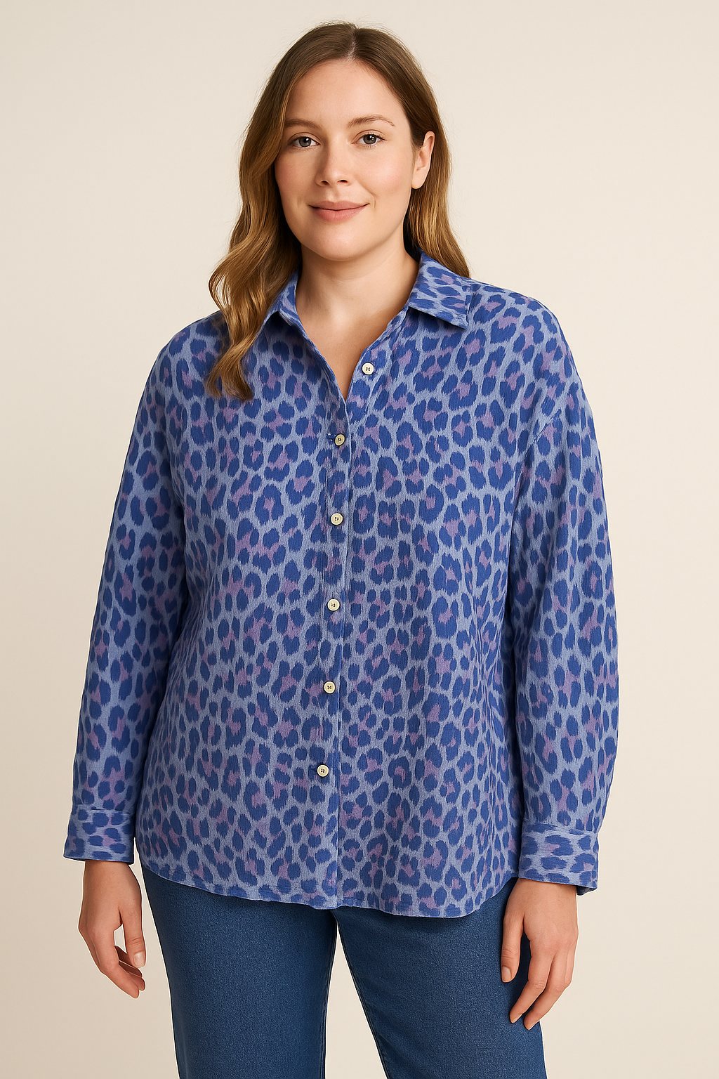 MUSSELIN BLUSE | LEOVINA