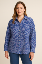 MUSSELIN BLUSE | LEOVINA