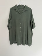 OVERSIZE MUSSELIN BLUSE | AIRA