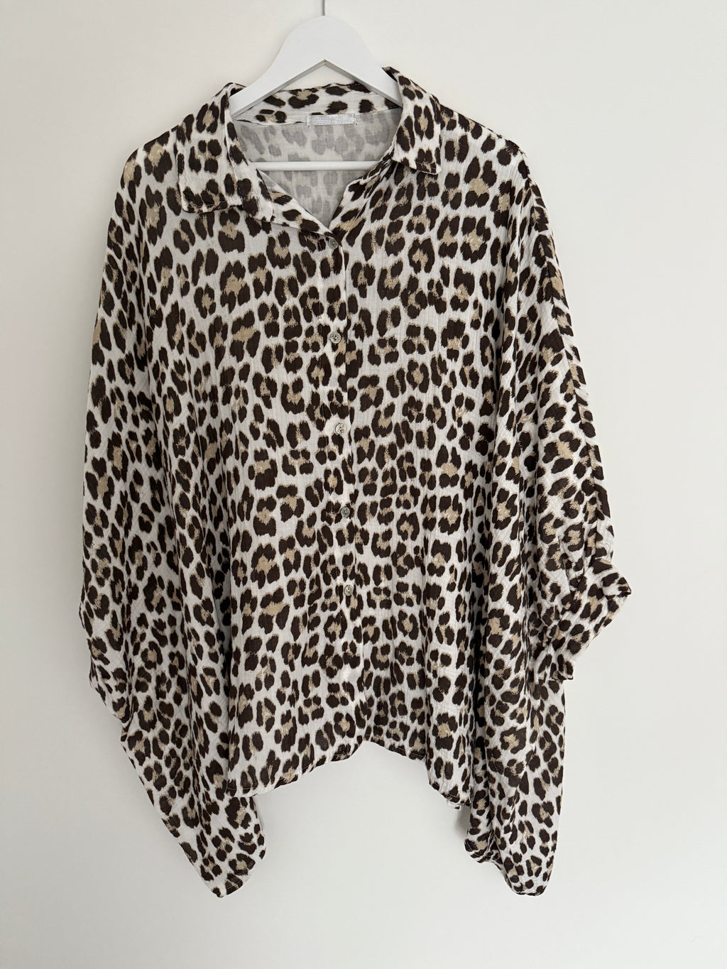 OVERSIZE MUSSELIN BLUSE | LEORANA