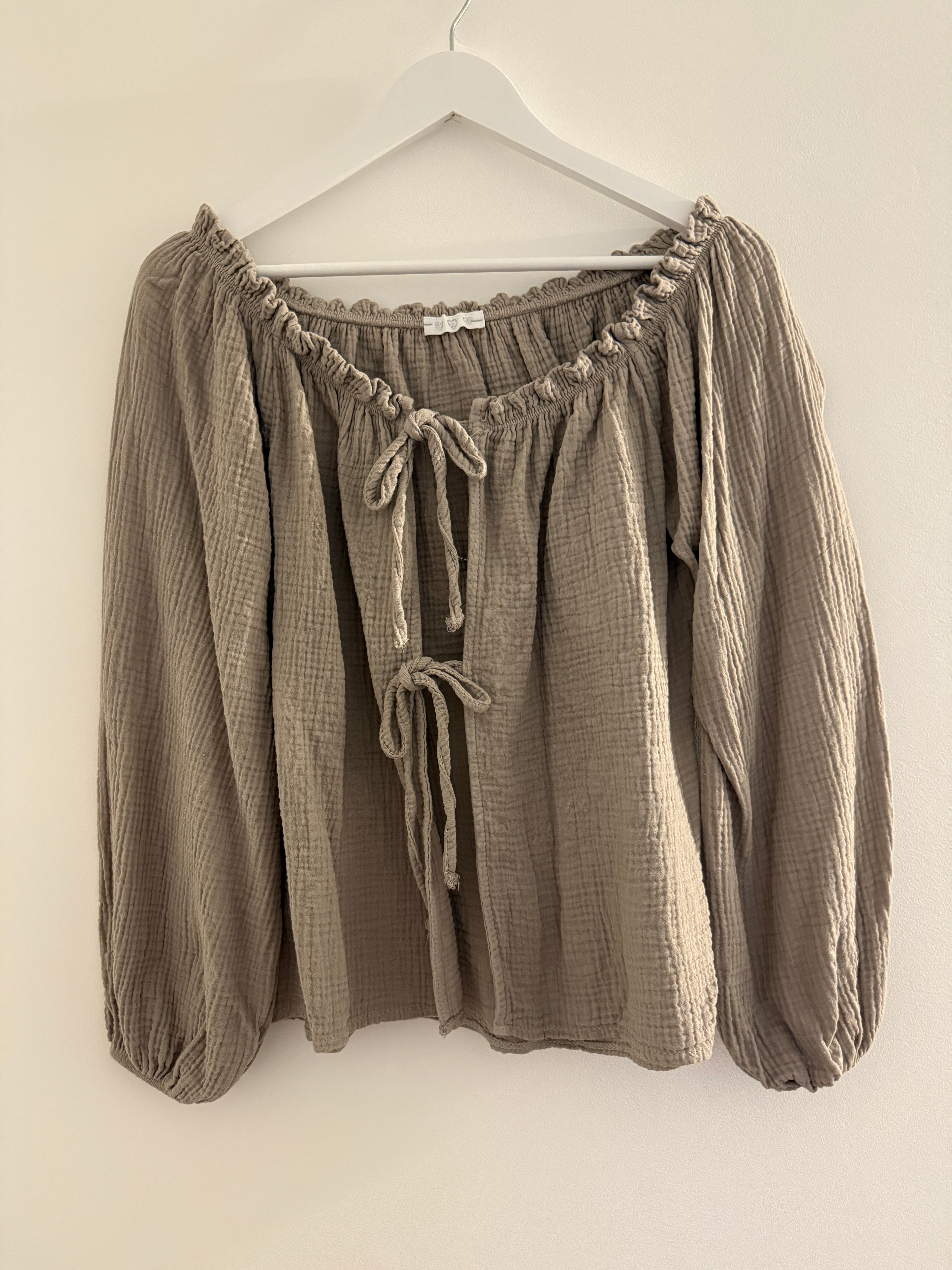 MUSSELIN BLUSE | CELISSA