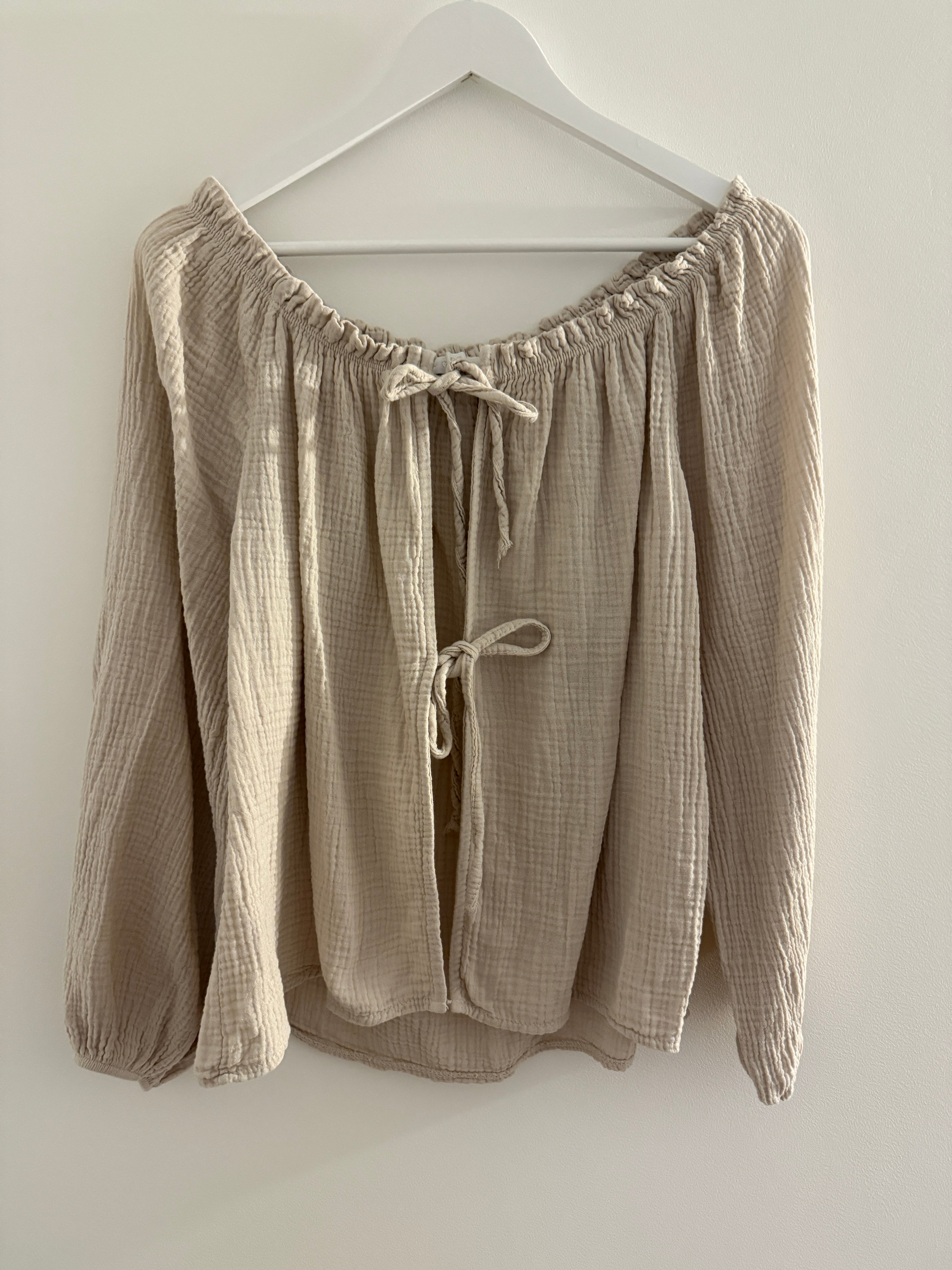 MUSSELIN BLUSE | CELISSA