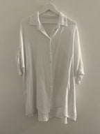 OVERSIZE MUSSELIN BLUSE | AIRA