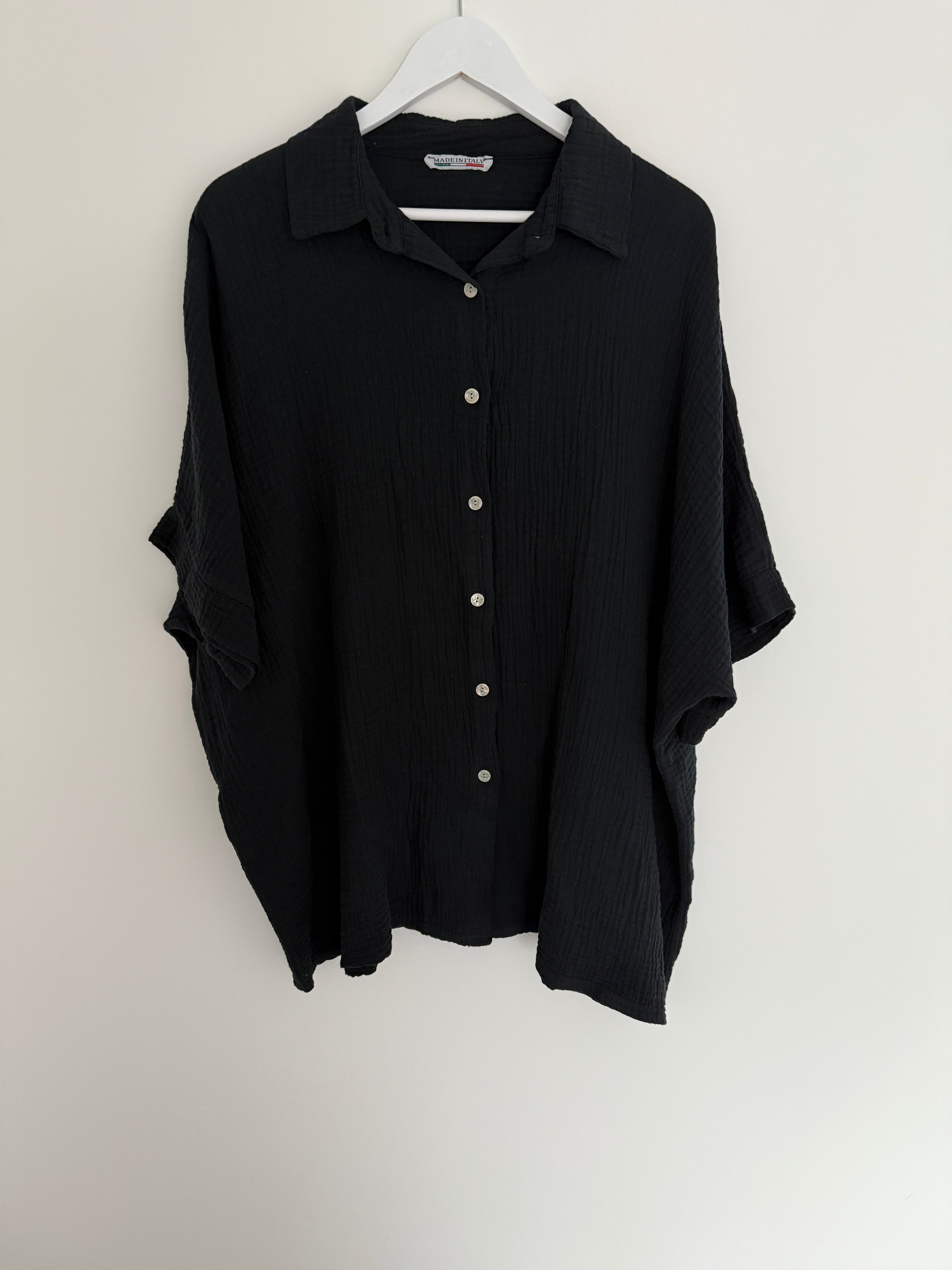 OVERSIZE MUSSELIN BLUSE | LARA