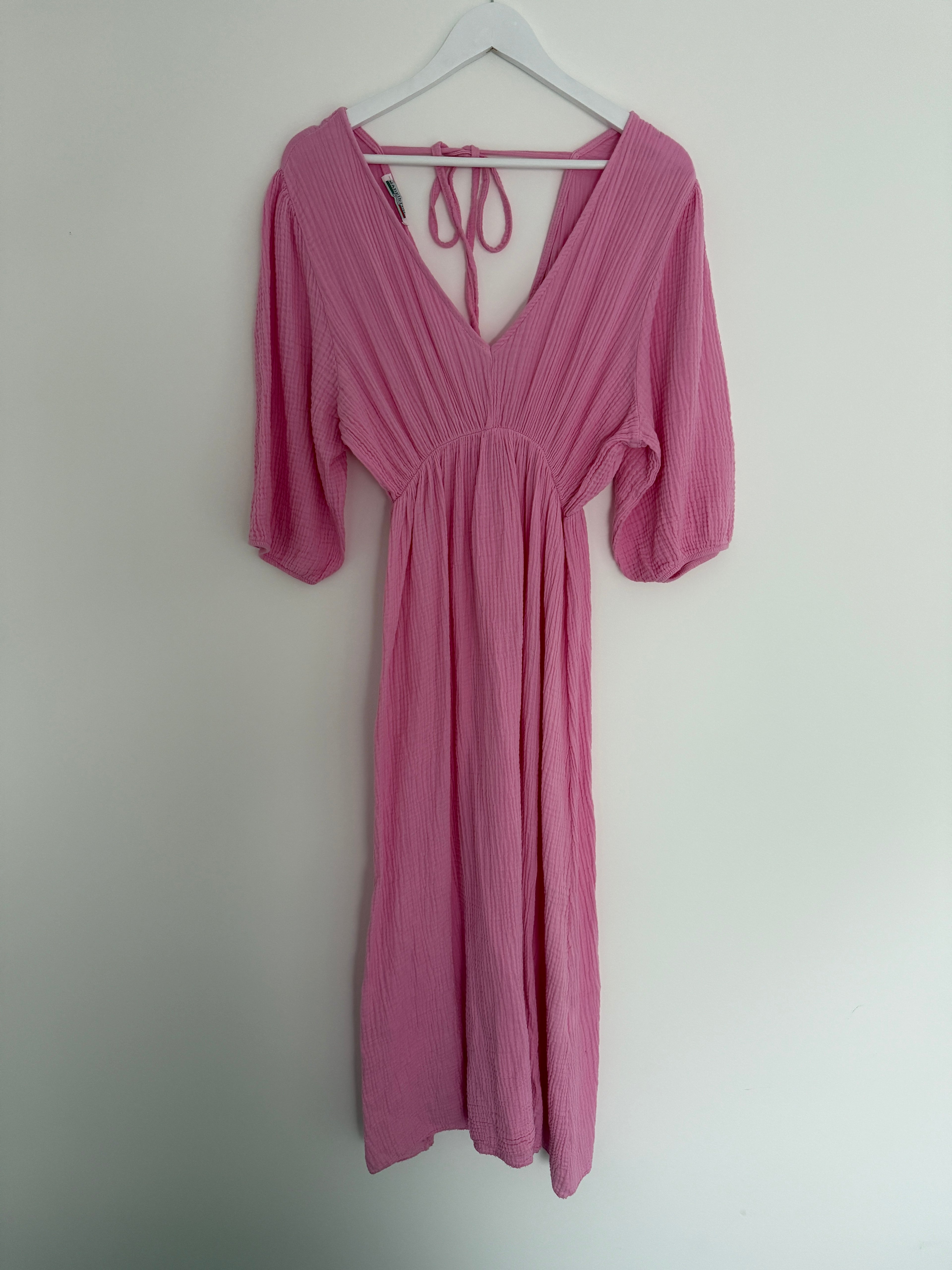 CURVY MUSSELIN KLEID | SILVA