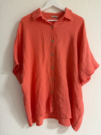 OVERSIZE MUSSELIN BLUSE | LARA