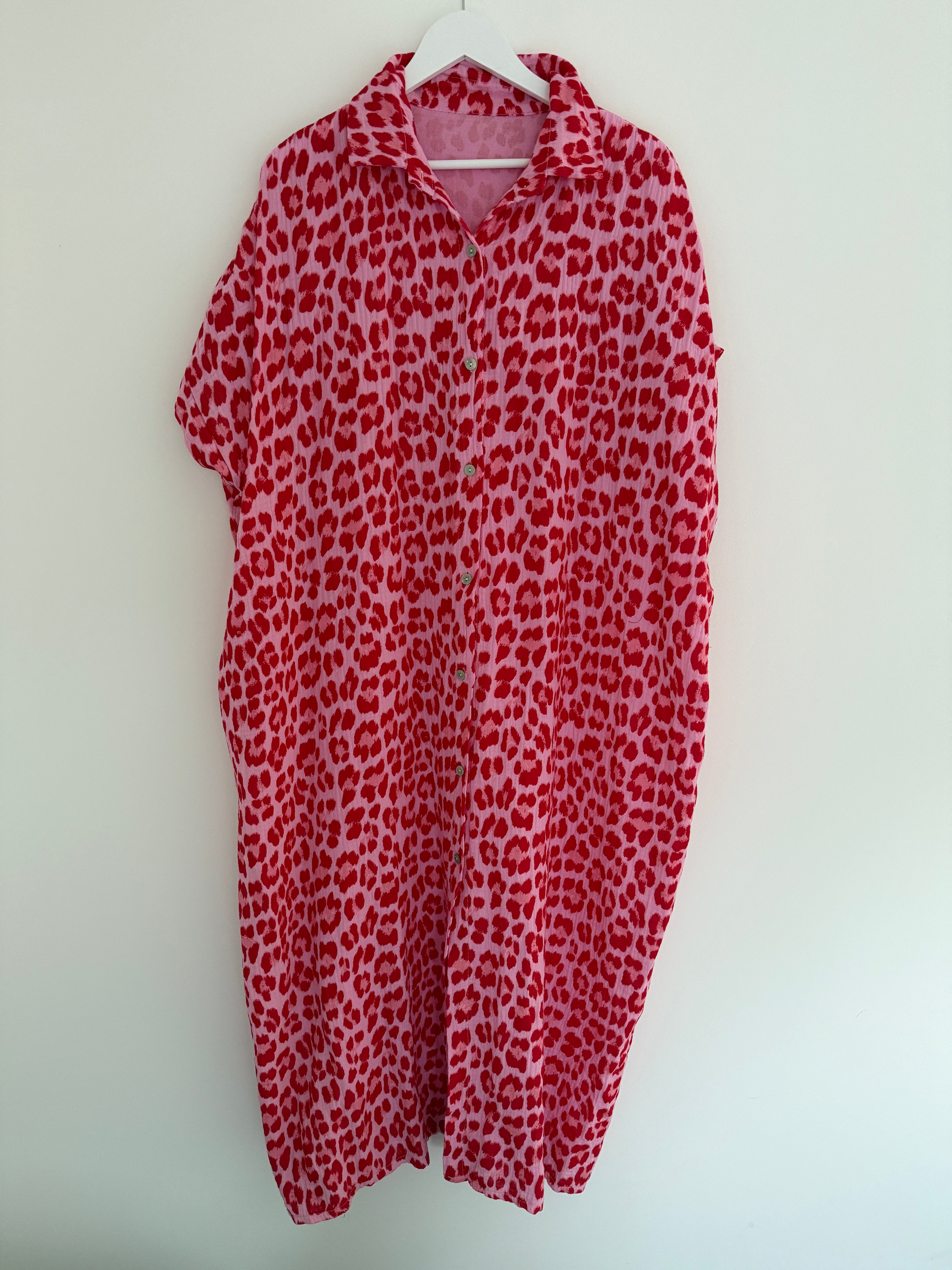 CURVY MUSSELIN KLEID | CLEO