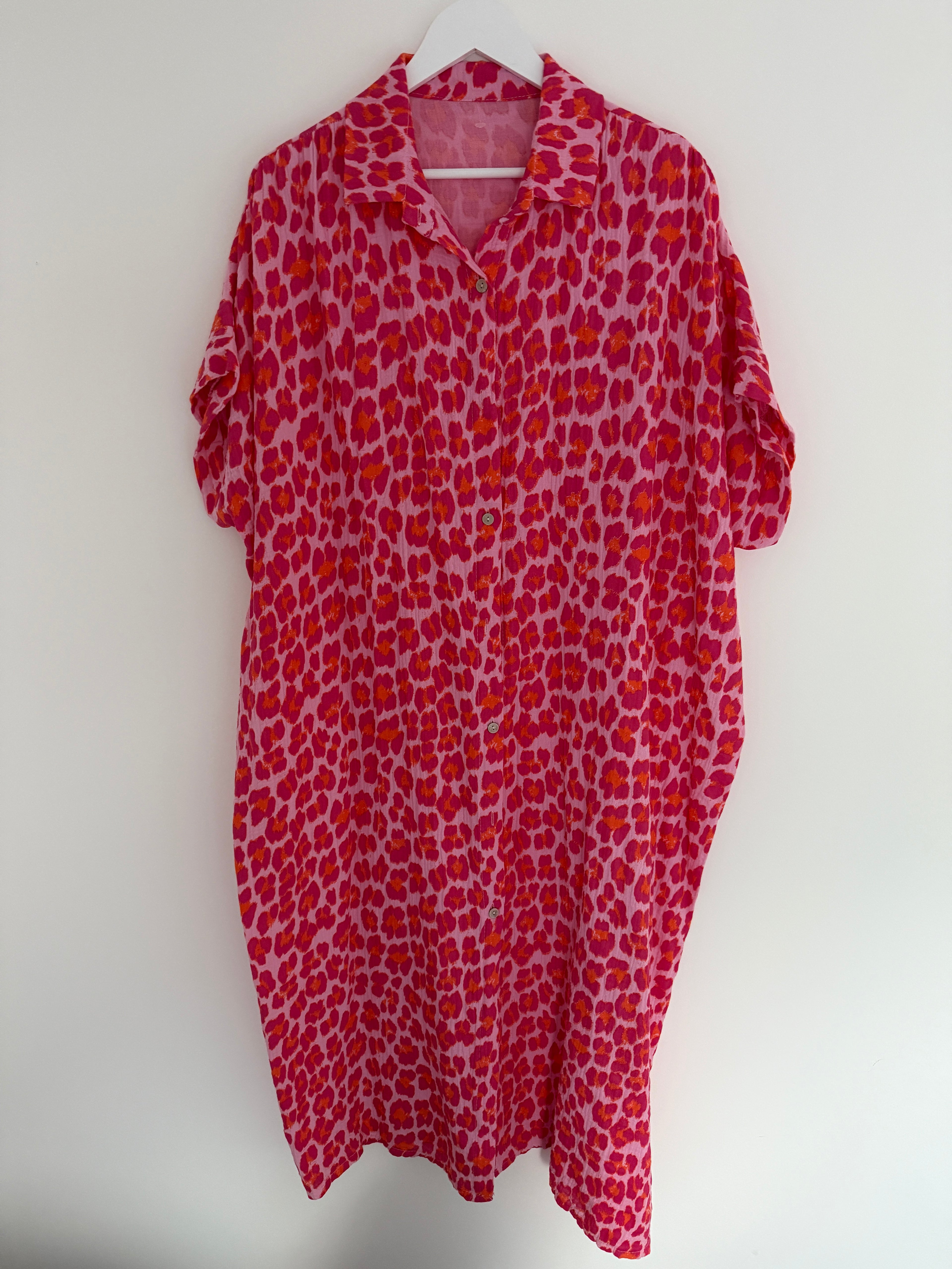 CURVY MUSSELIN KLEID | CLEO