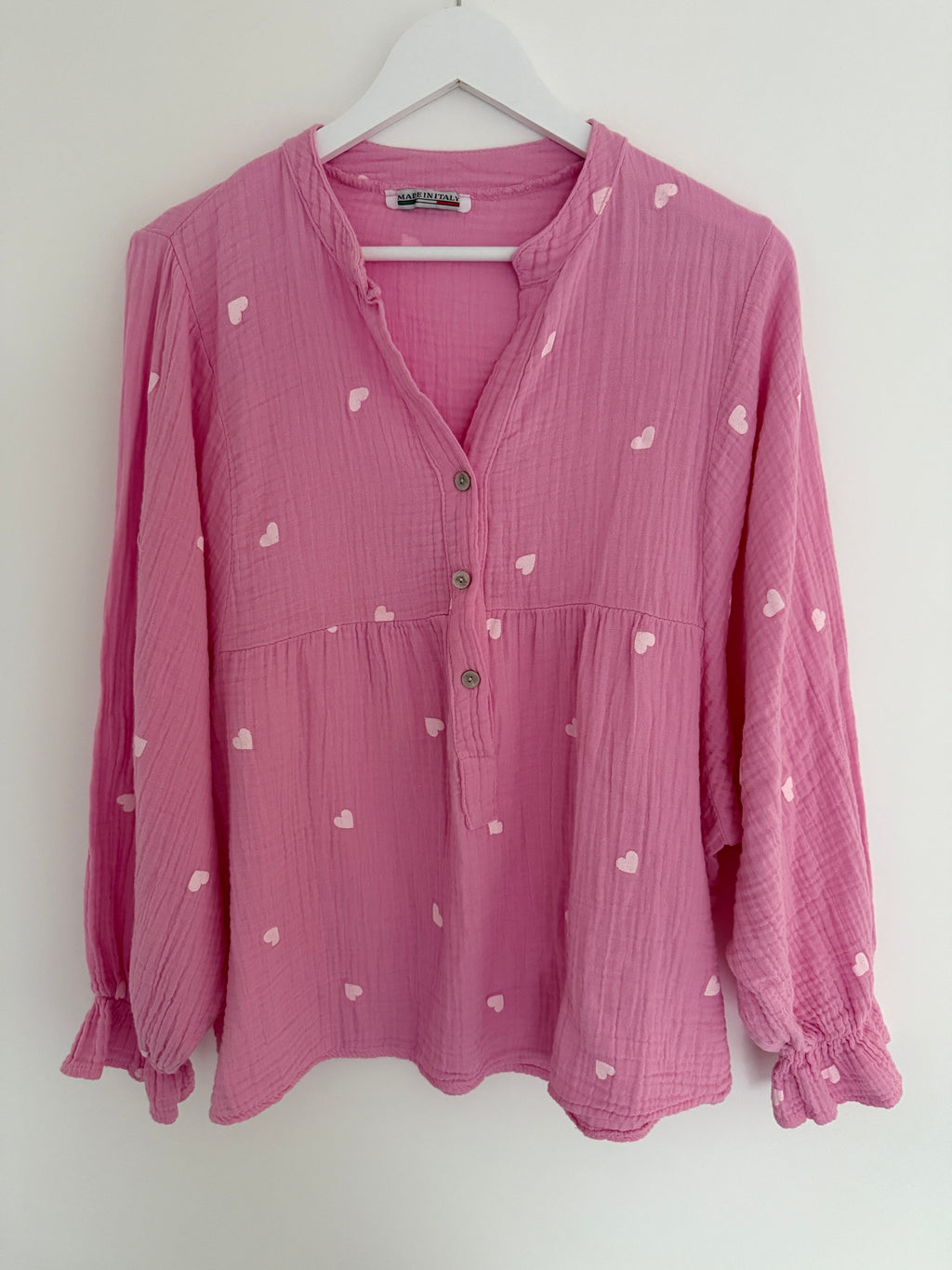 MUSSELIN BLUSE | LOVINA
