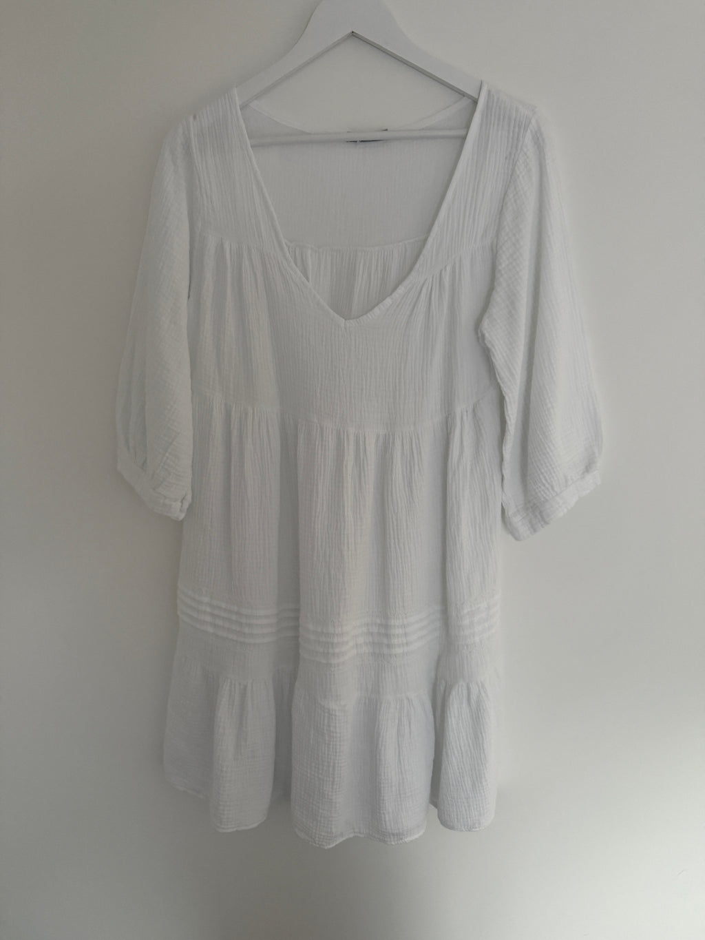 MUSSELIN KLEID | CLOUDY