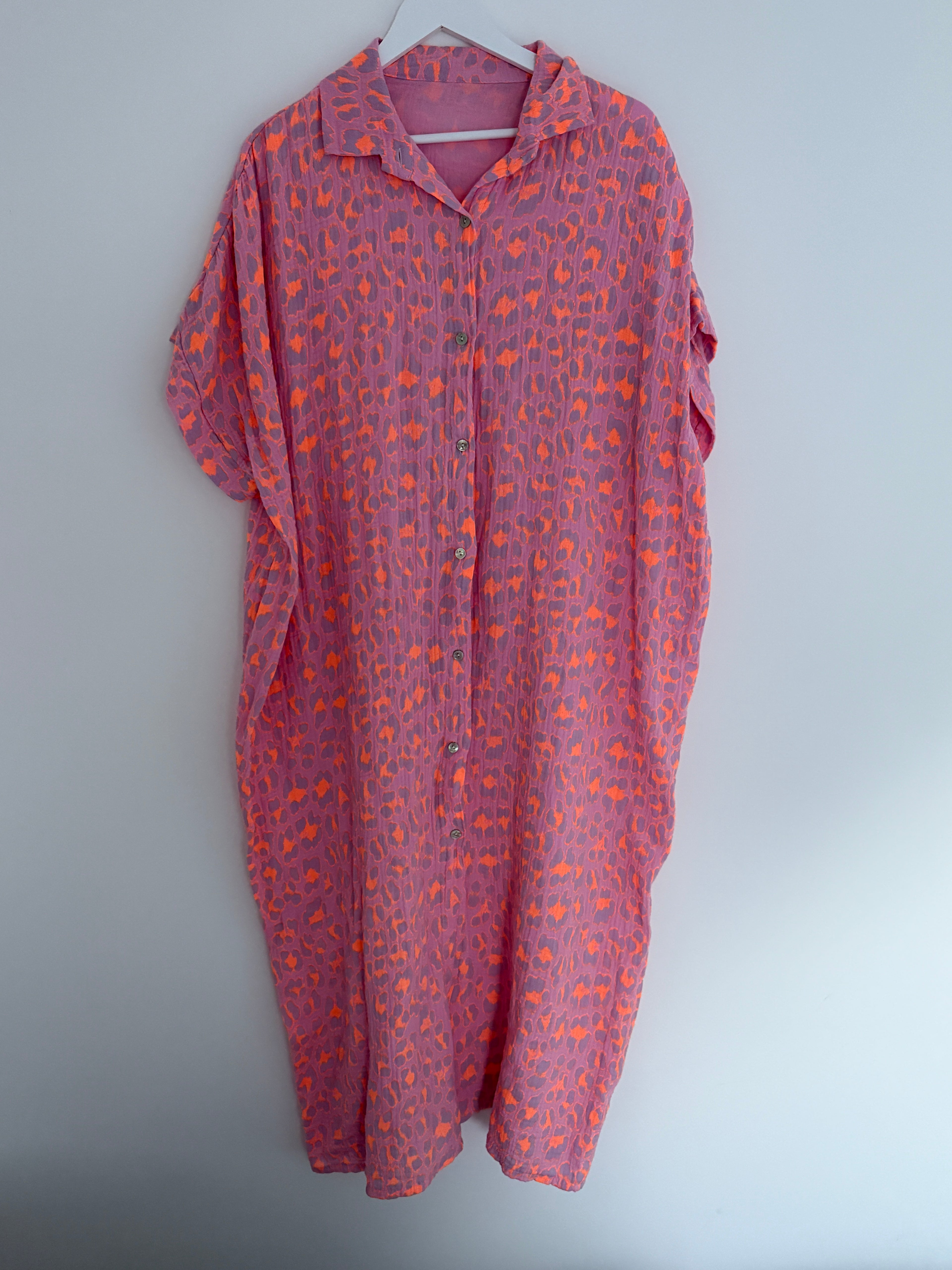 CURVY MUSSELIN KLEID | CLEO