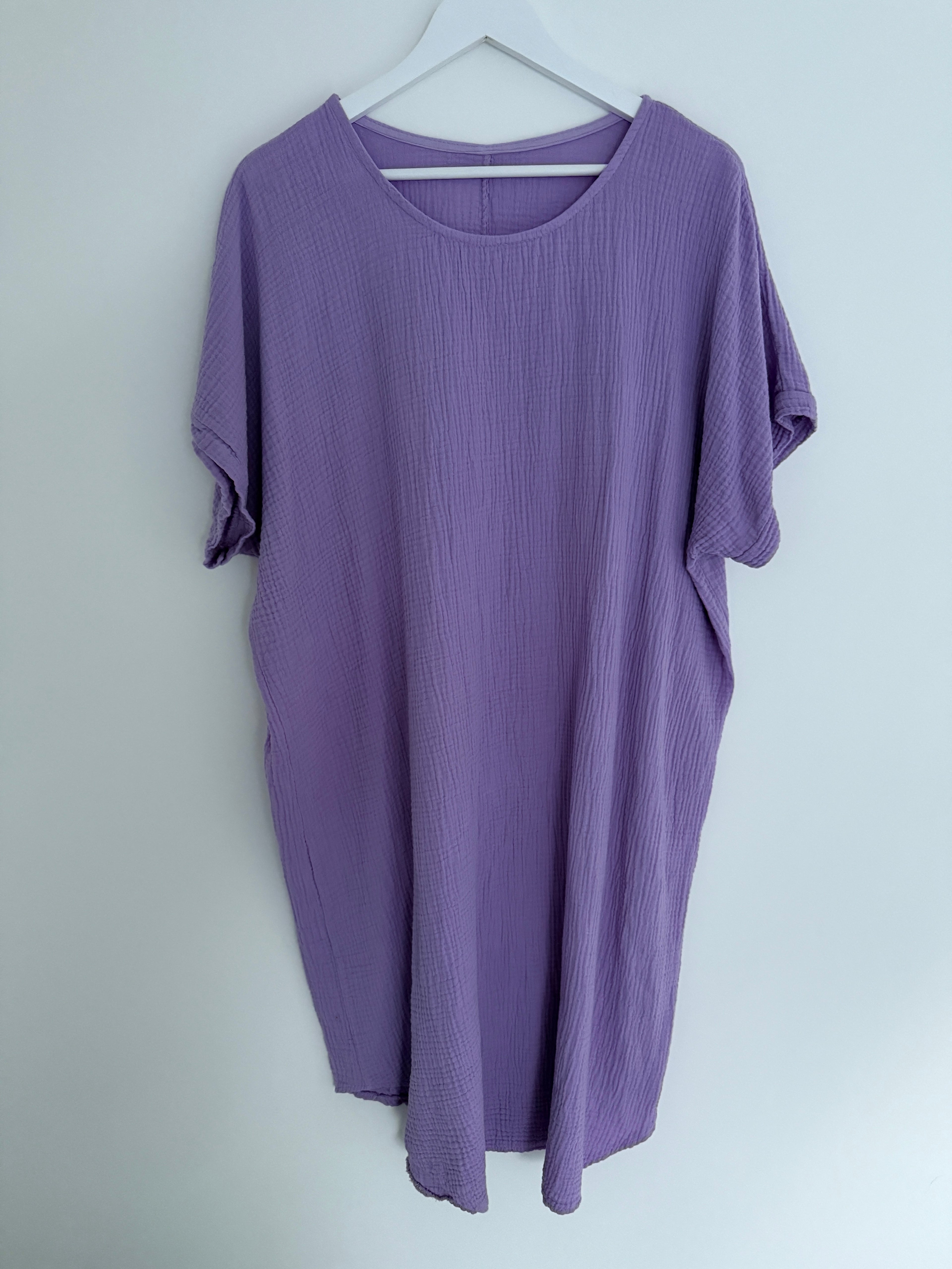 CURVY MUSSELIN KLEID | FLAIR